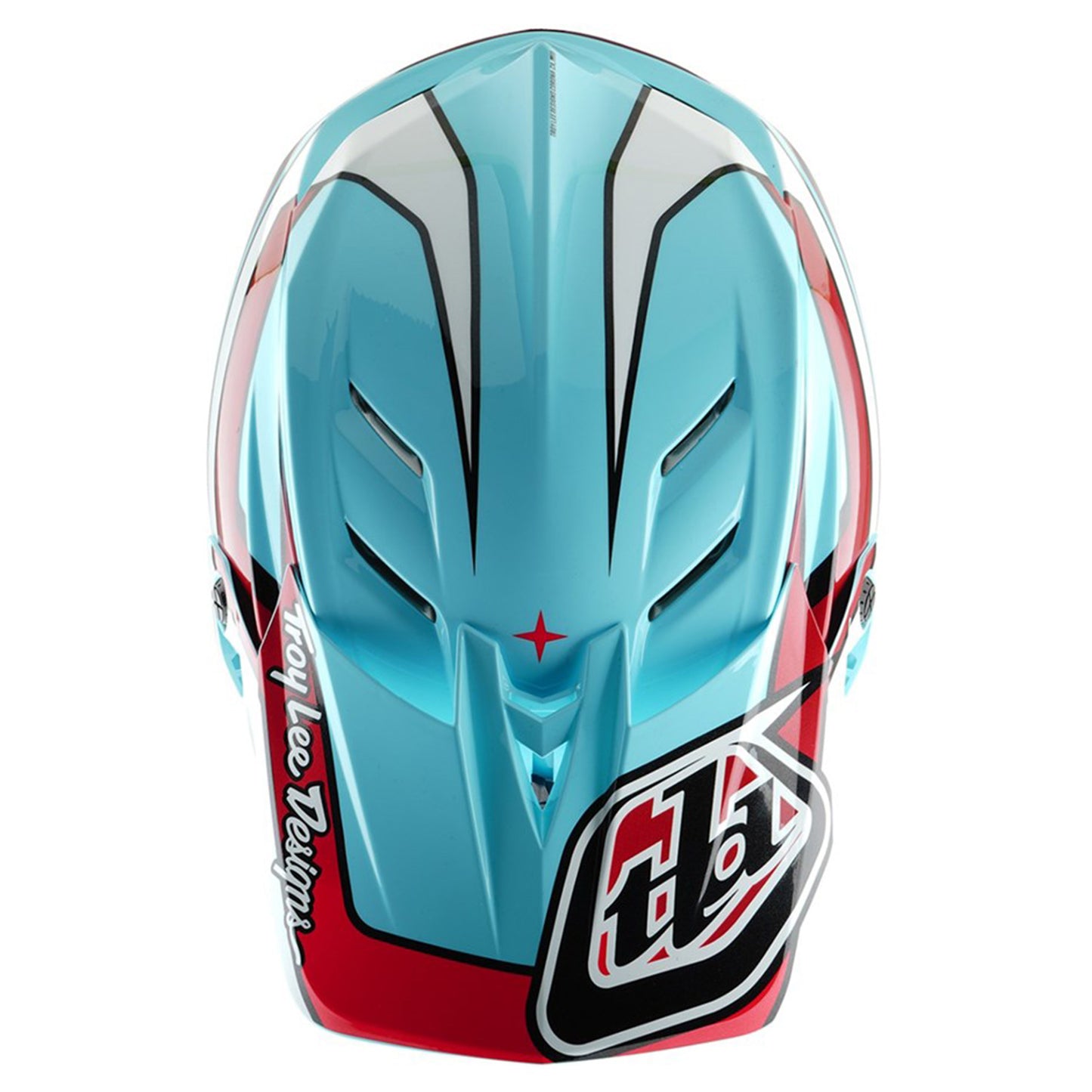 TLD D4 MIPS Polyacrylite Helmet - M/L - Linear Blue - Image 5