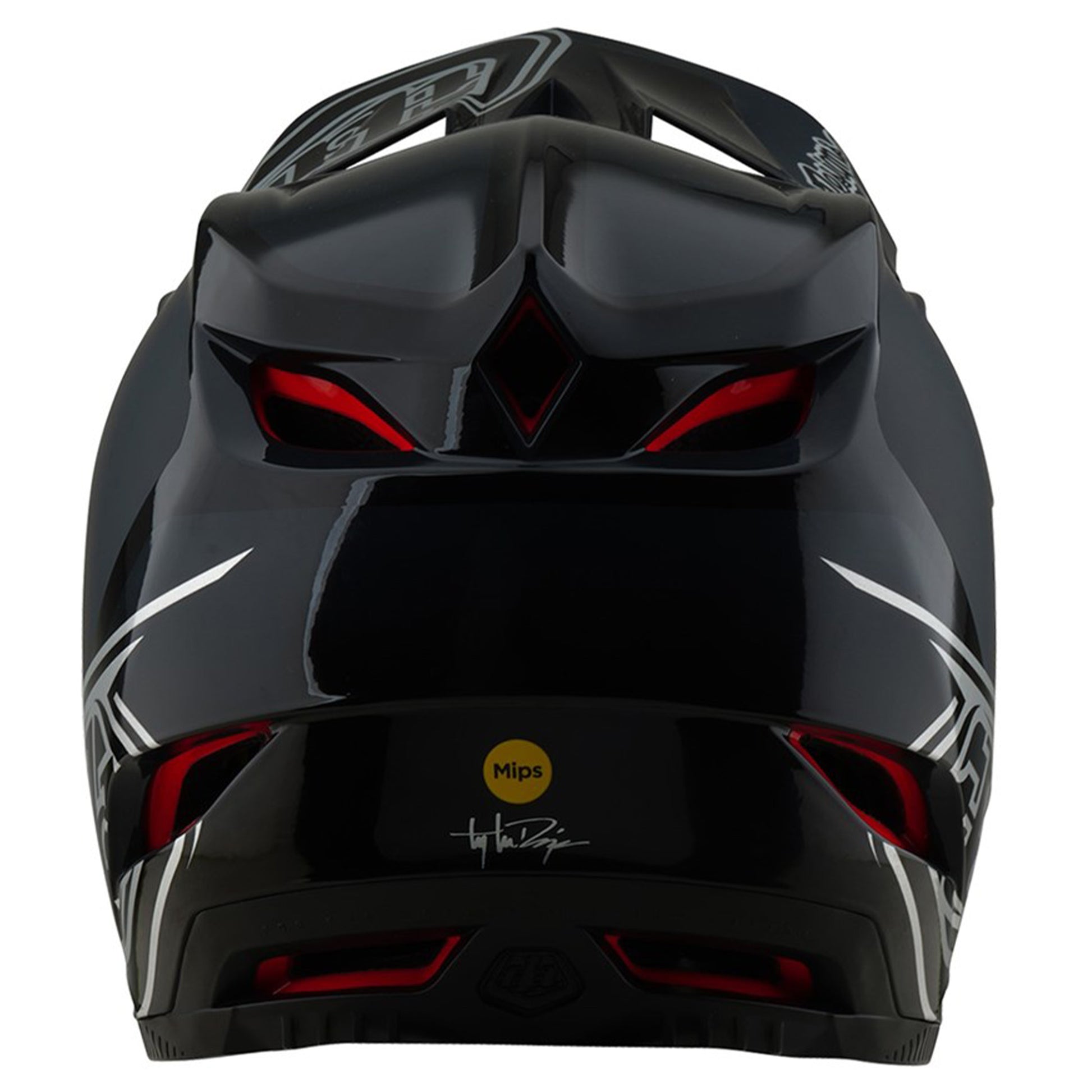 TLD D4 MIPS Polyacrylite Helmet - M/L - Shadow Black - Image 3