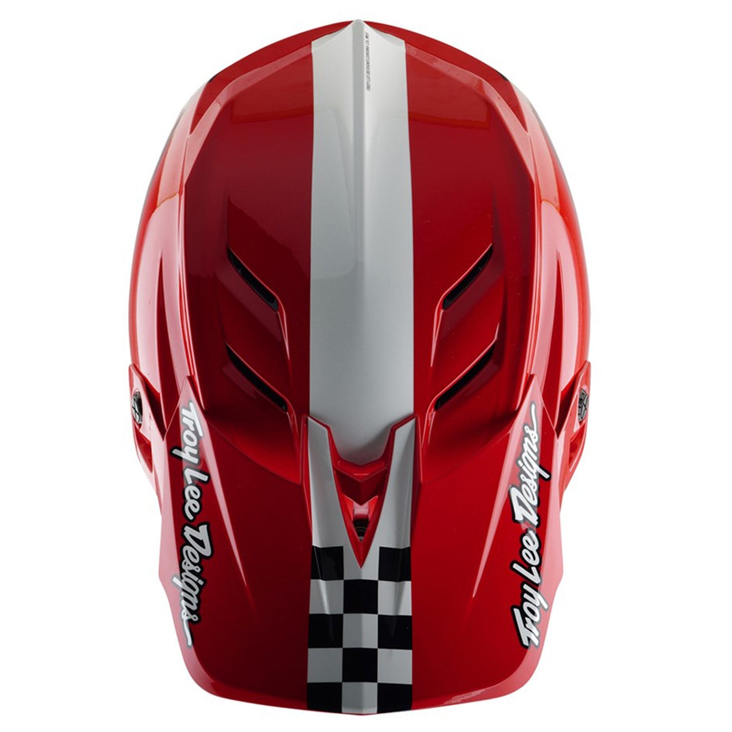 TLD D4 MIPS Polyacrylite Helmet - M/L - White / Red - Image 5
