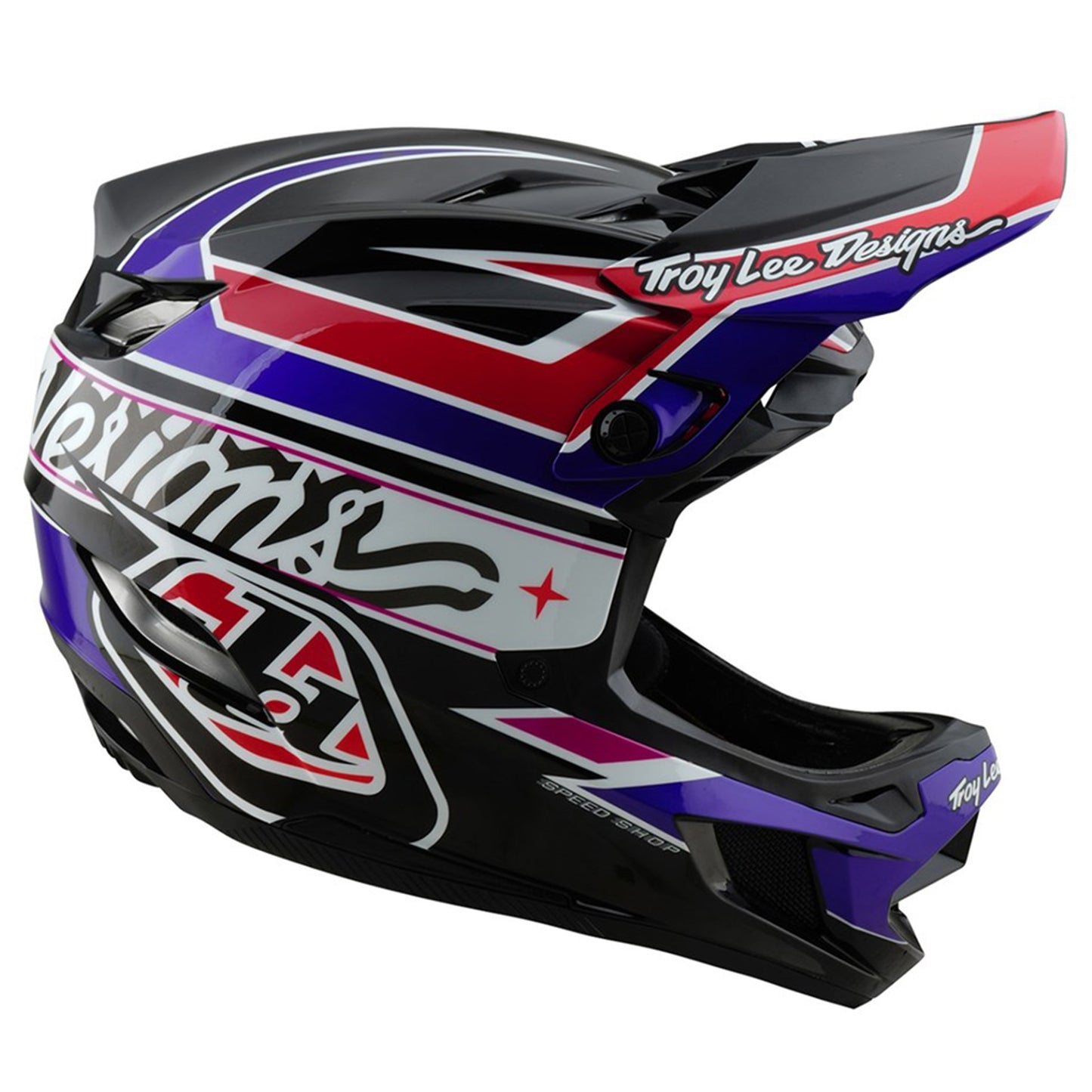 TLD D4 MIPS Polyacrylite Helmet - XS/S - Linear Black - Image 4