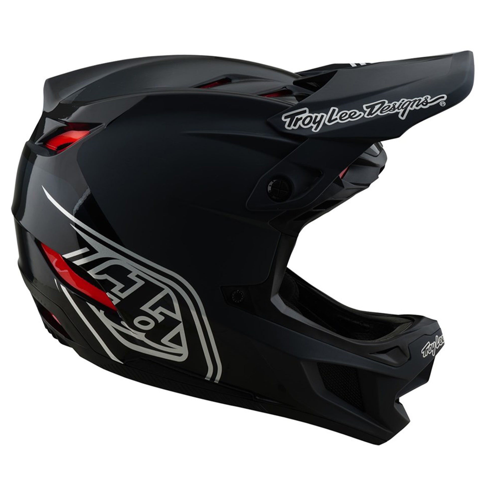 TLD D4 MIPS Polyacrylite Helmet - XS/S - Shadow Black - Image 4