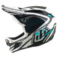 TLD D4 Polyacrylite Helmet - M/L - The Line Charcoal / White - Image 2