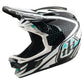 TLD D4 Polyacrylite Helmet - M/L - The Line Charcoal / White - Image 4