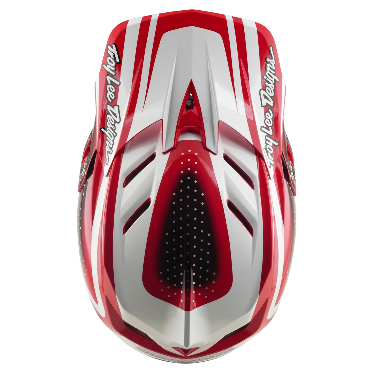 TLD D4 Polyacrylite Helmet - M/L - The Line Fire / White - Image 7