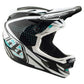 TLD D4 Polyacrylite Helmet - XL/2XL - The Line Charcoal / White - Image 3