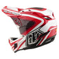 TLD D4 Polyacrylite Helmet - XL/2XL - The Line Fire / White - Image 6