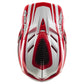TLD D4 Polyacrylite Helmet - XL/2XL - The Line Fire / White - Image 7