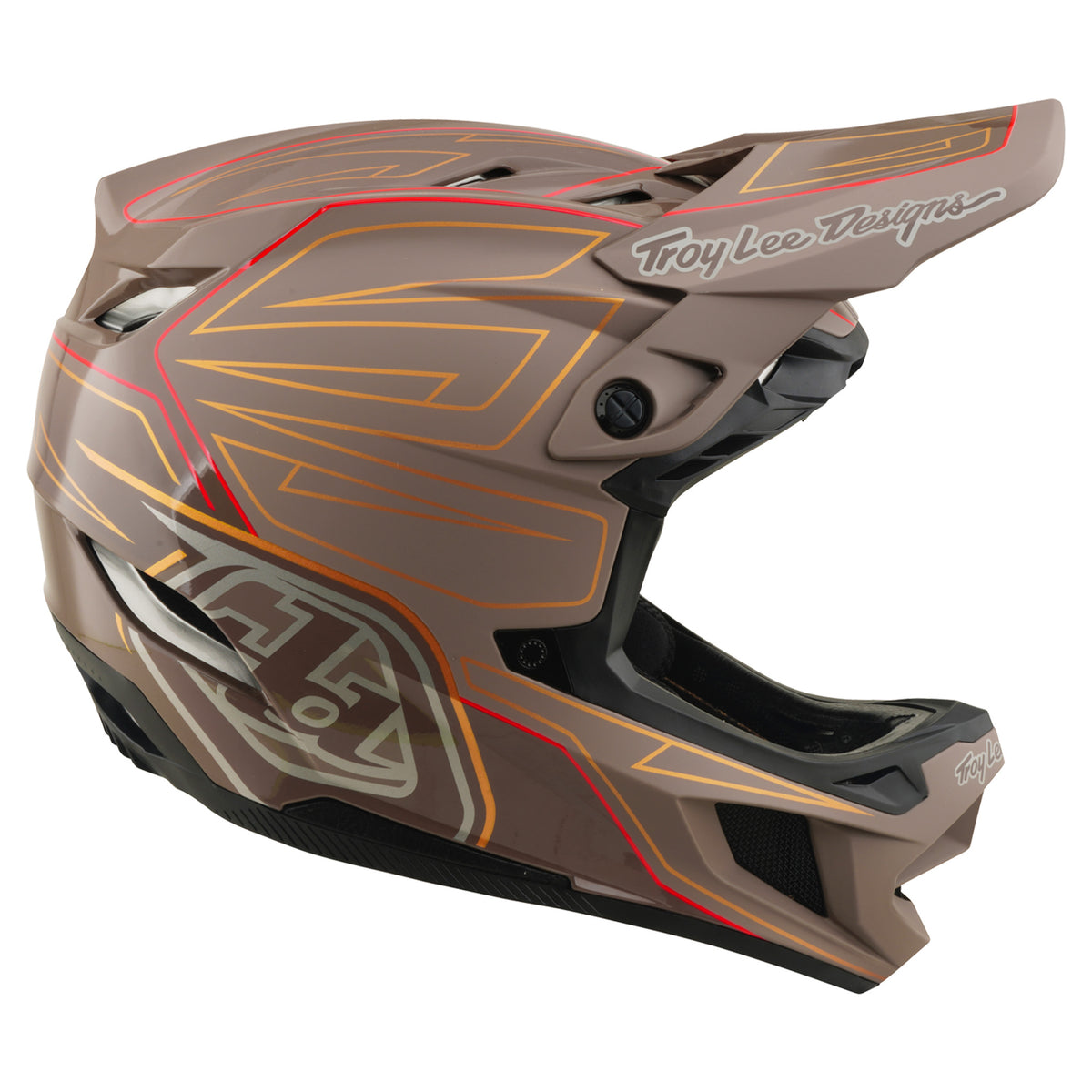 TLD D4 Polyacrylite MIPS Helmet - M/L - Shadow Pro Timber - Image 1