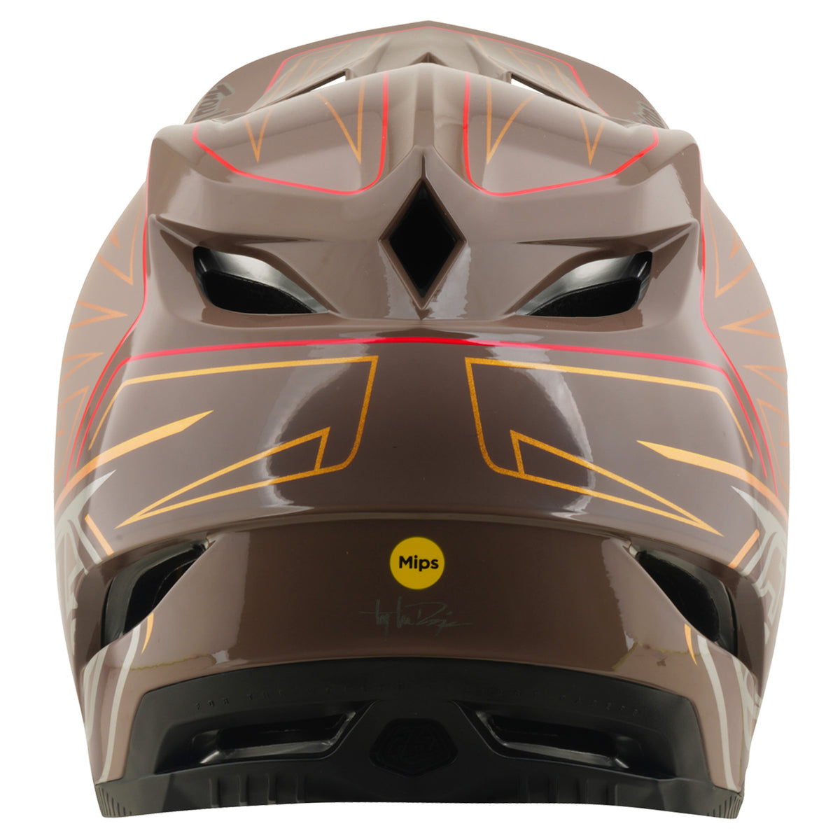 TLD D4 Polyacrylite MIPS Helmet - M/L - Shadow Pro Timber - Image 5