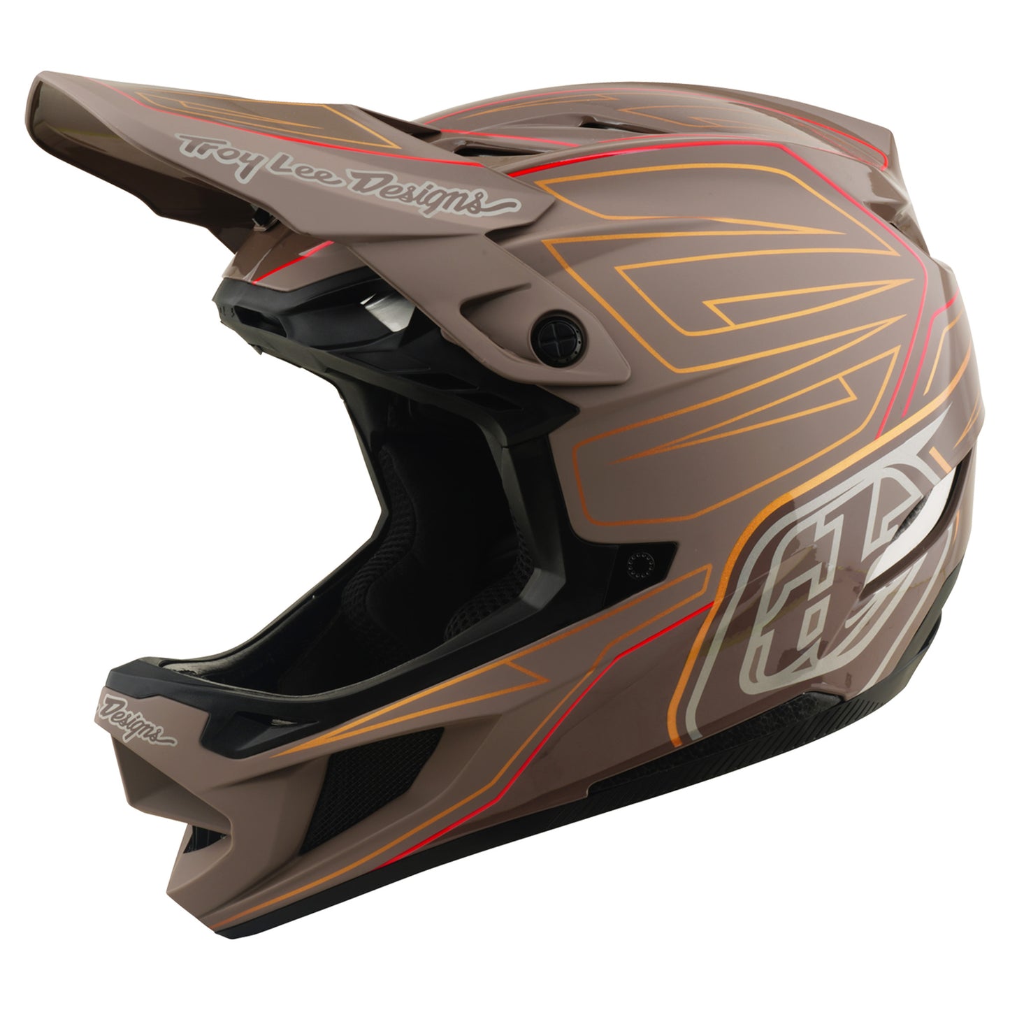 TLD D4 Polyacrylite MIPS Helmet - M/L - Shadow Pro Timber - Image 7