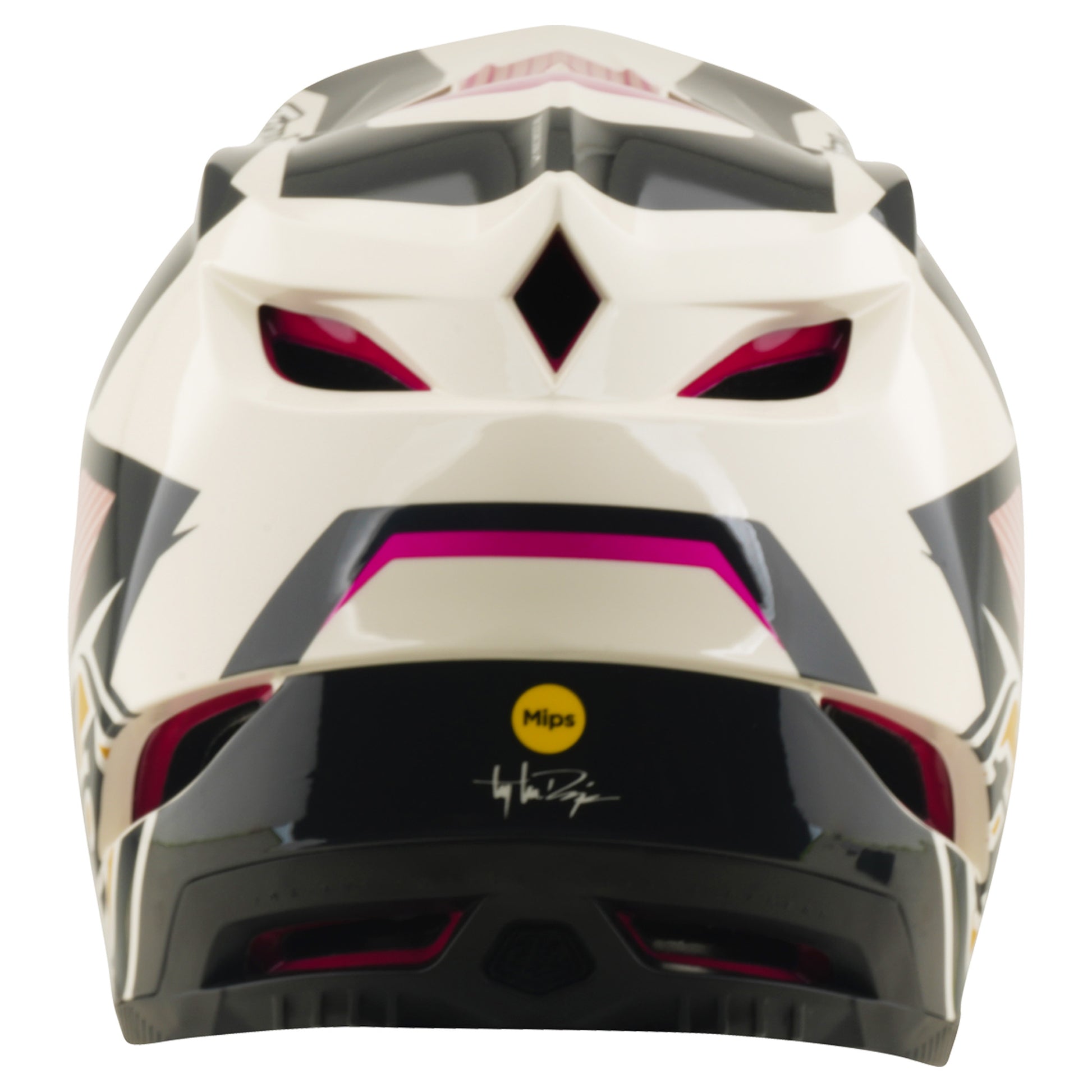 TLD D4 Polyacrylite MIPS Helmet - XL/2XL - Turbo Acid/Fuchsia - Image 5