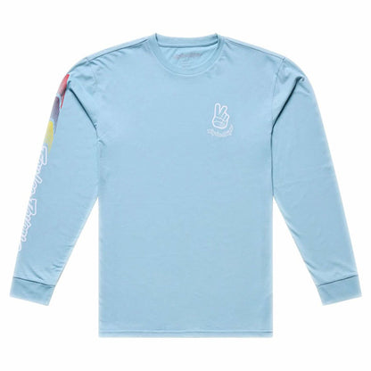 TLD Deuces Long Sleeve Tee - L - Dawn Blue - Image 1