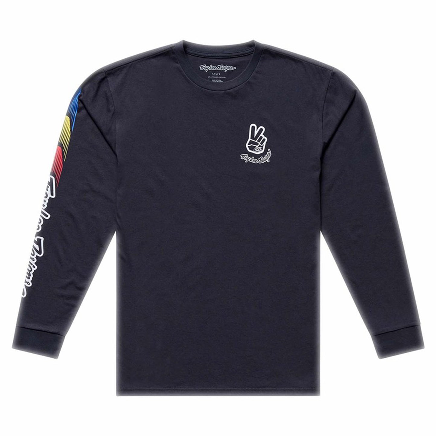 TLD Deuces Long Sleeve Tee - M - Carbon - Image 1