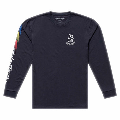 TLD Deuces Long Sleeve Tee - M - Carbon - Image 1