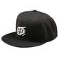 TLD Flat Bill Snapback Hat - OSFA - Badge Black - Image 1