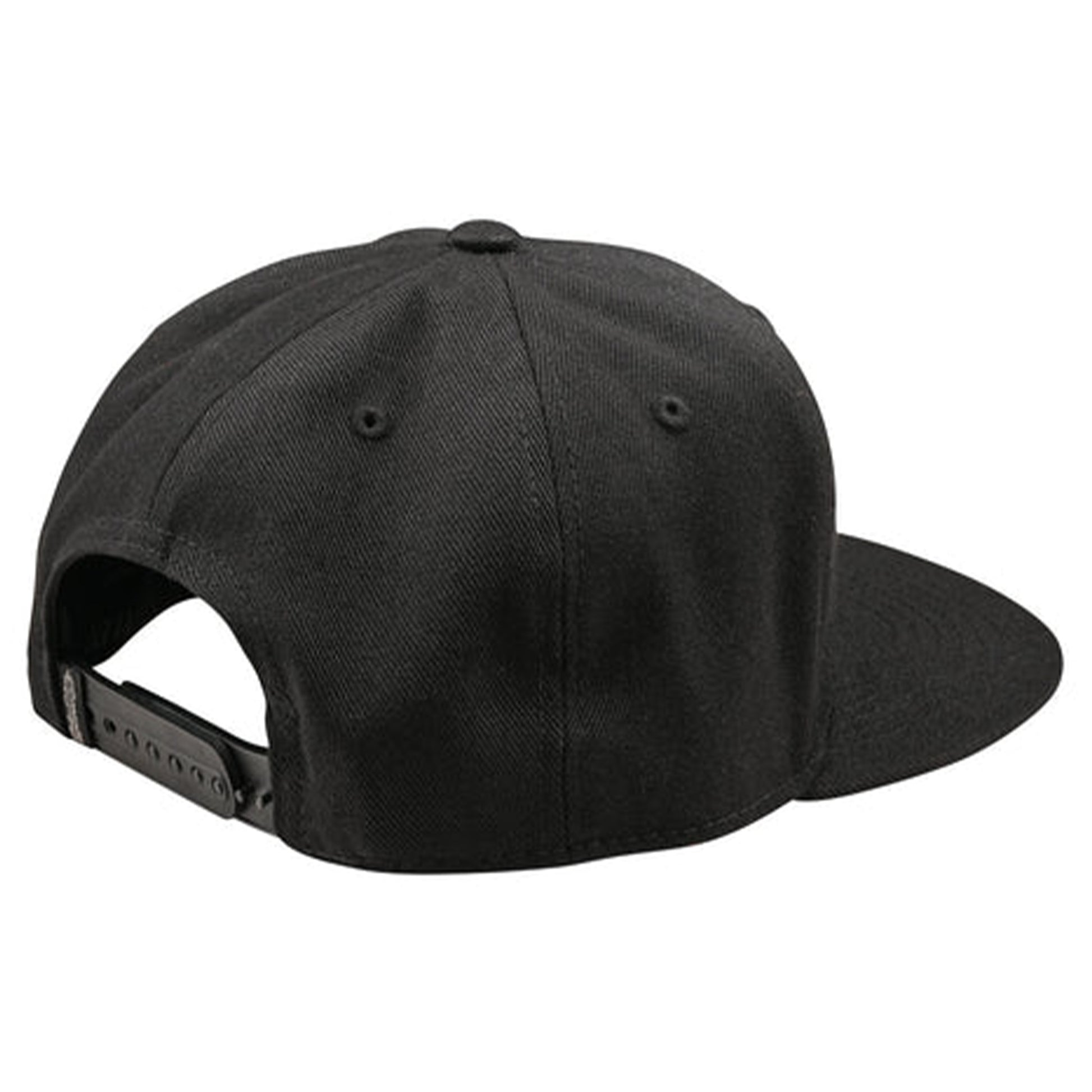 TLD Flat Bill Snapback Hat - OSFA - Badge Black - Image 2