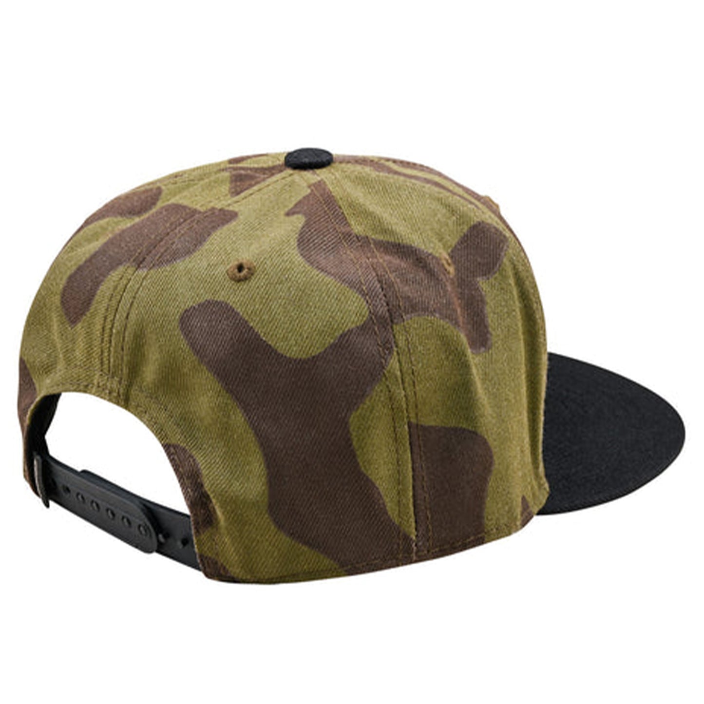 TLD Flat Bill Snapback Hat - OSFA - Signature Olive Camo - Image 2