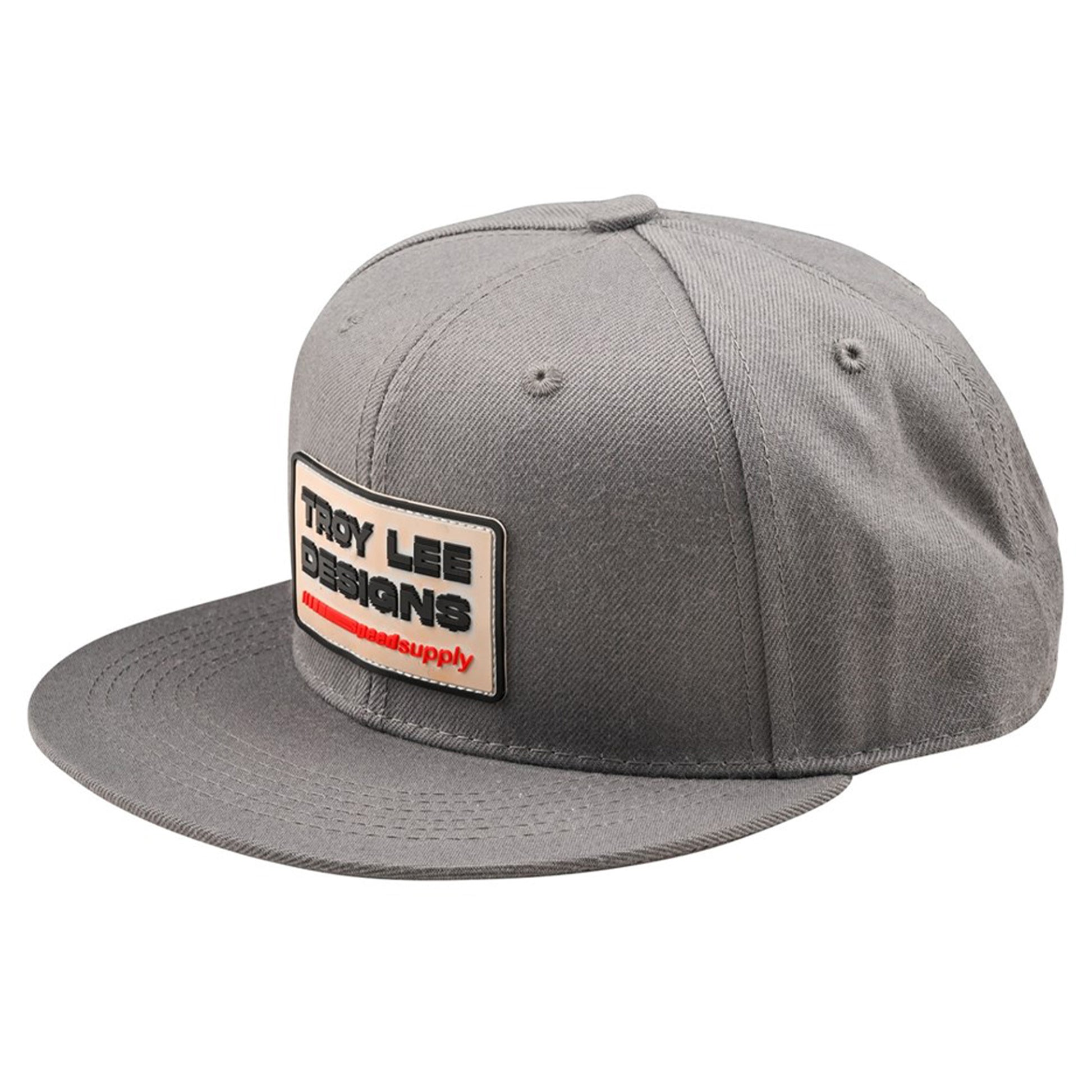 TLD Flat Bill Snapback Hat - OSFA - Smoke Blue - Image 1