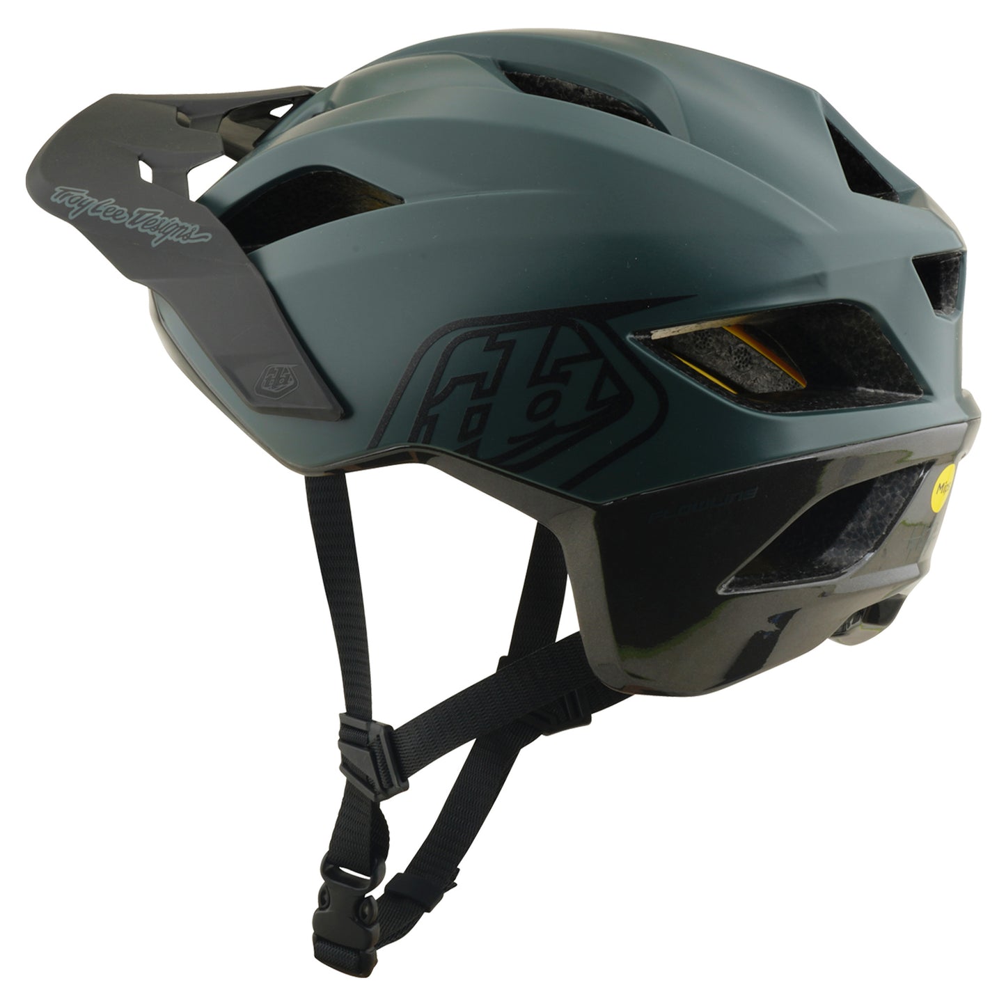 TLD Flowline MIPS Helmet - M/L - Point Dark Forest/Charcoal - Image 4