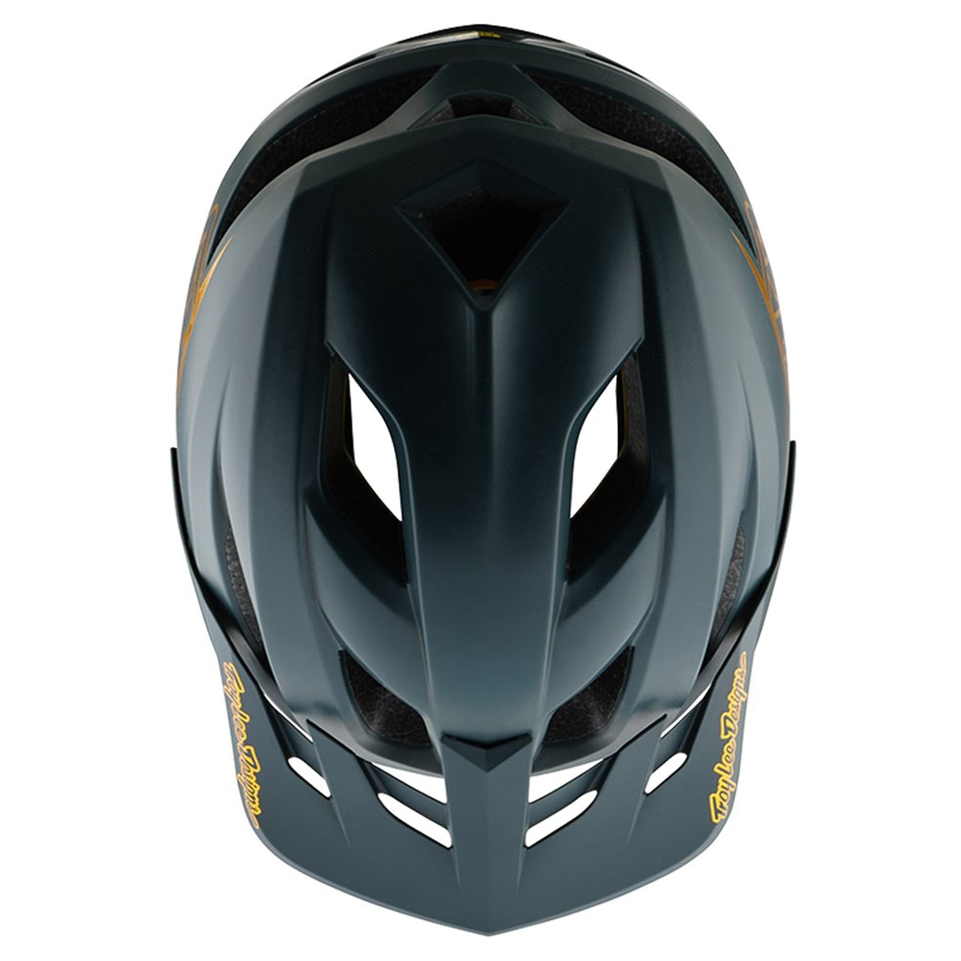 TLD Flowline MIPS Helmet - XL/2XL - Point Grey / Gold - Image 4