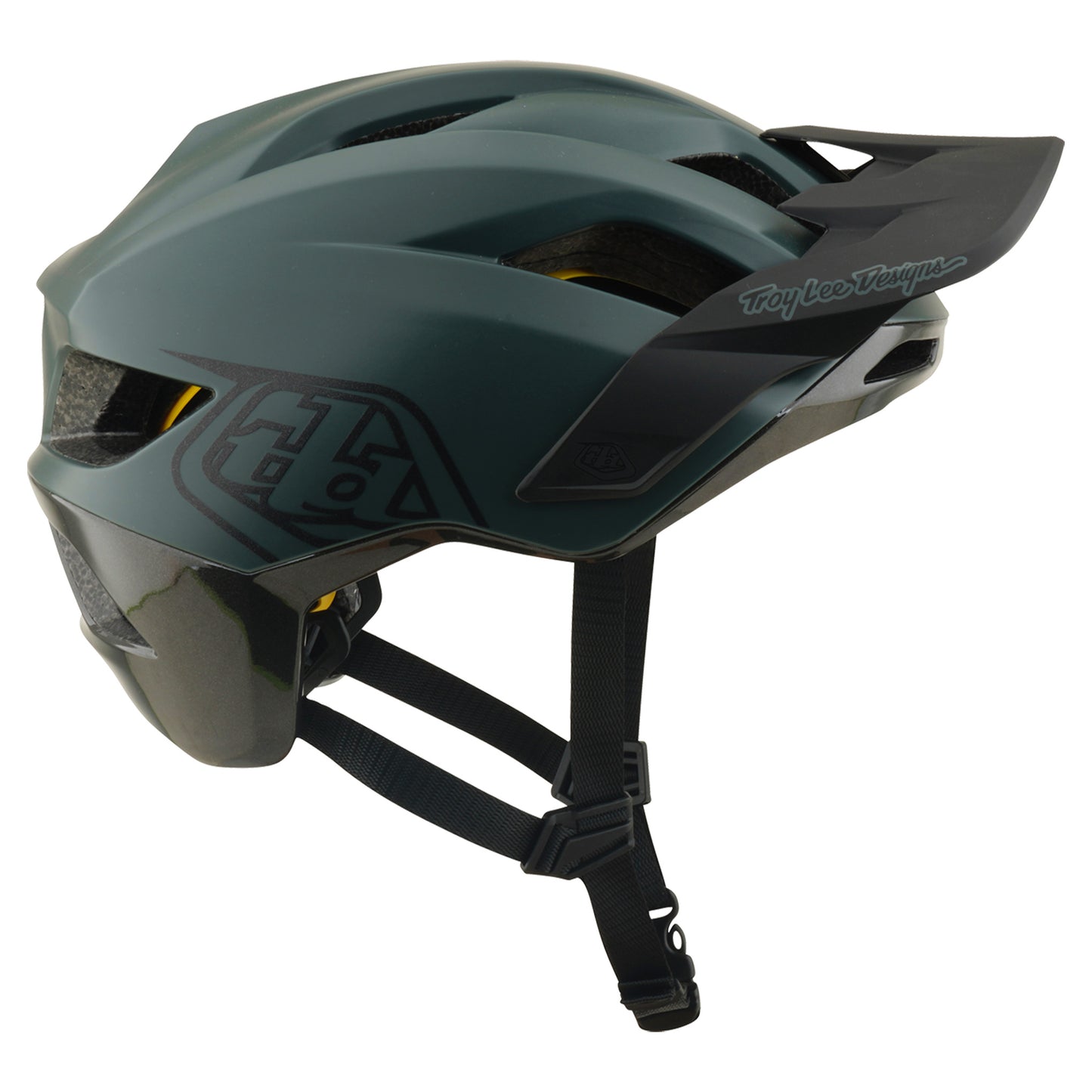 TLD Flowline MIPS Helmet - XS/S - Point Dark Forest/Charcoal - Image 1