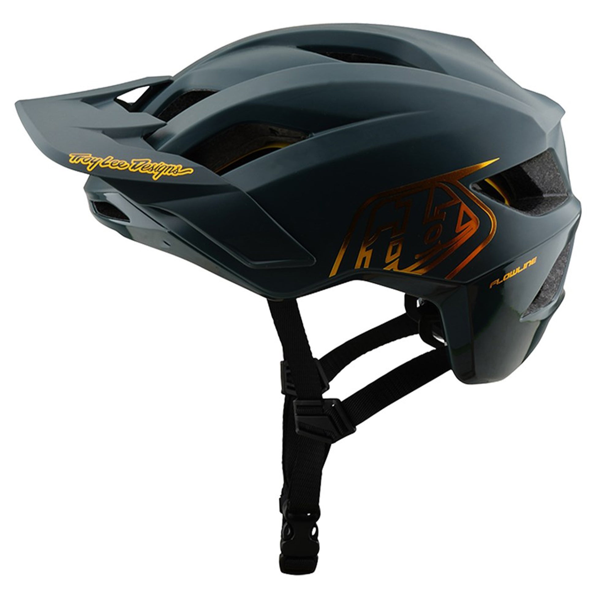 TLD Flowline MIPS Helmet - XS/S - Point Grey / Gold - Image 1