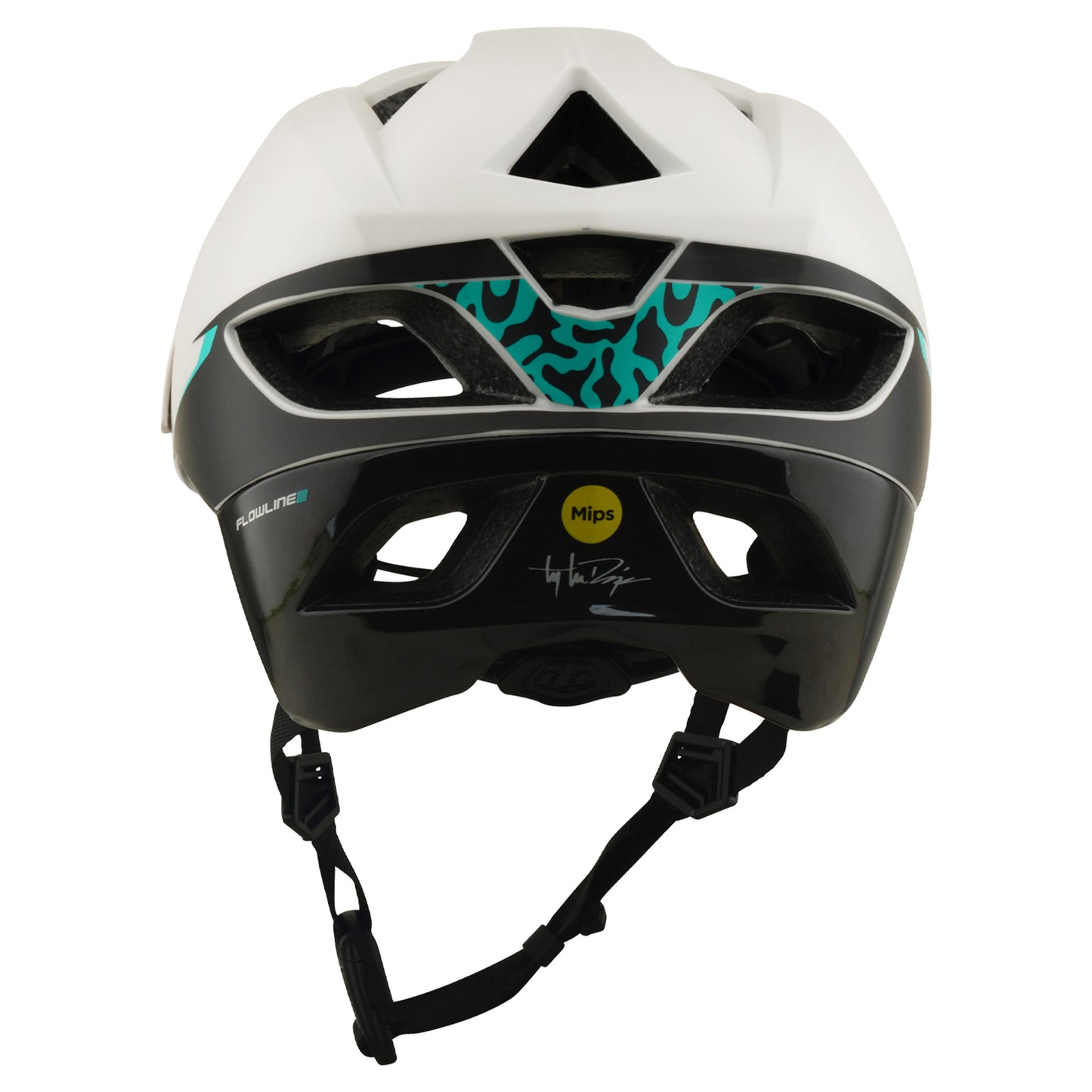 TLD Flowline SE Helmet - M/L - Stacks Pumice / Real Teal - Image 8