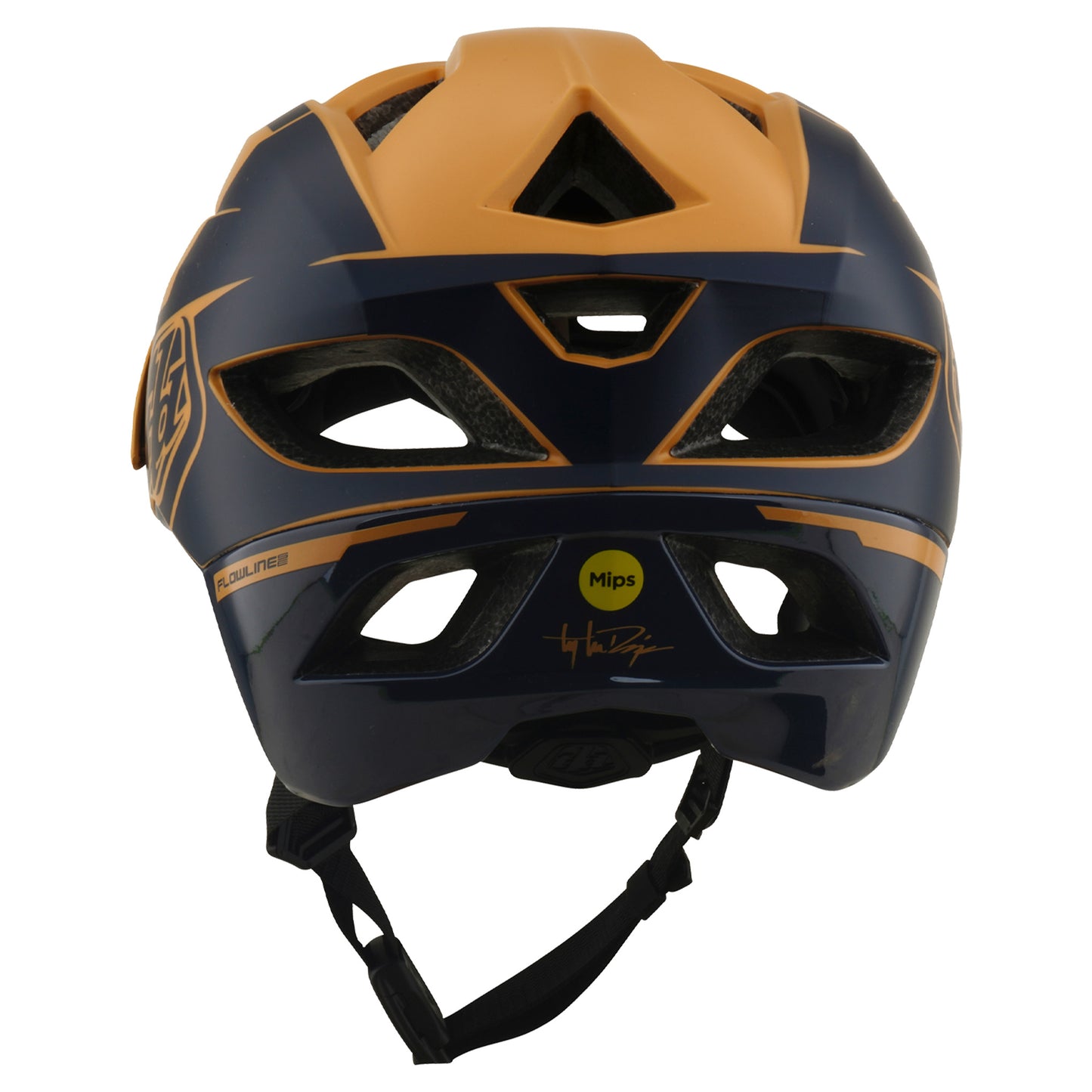 TLD Flowline SE Helmet - XS/S - Hydro Mustard / Black Iris - Image 7