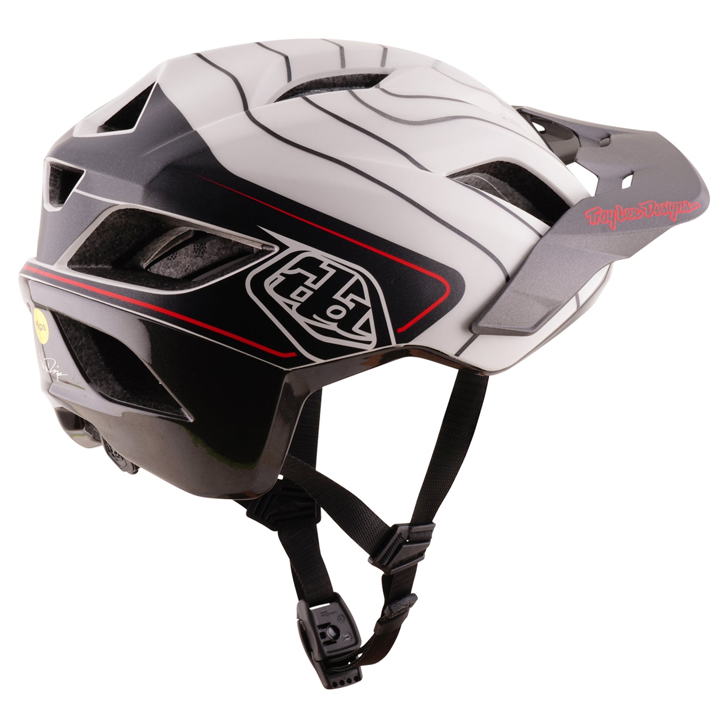 TLD Flowline SE MIPS Helmet - M/L - Dipped Pumice/Charcoal - Image 6