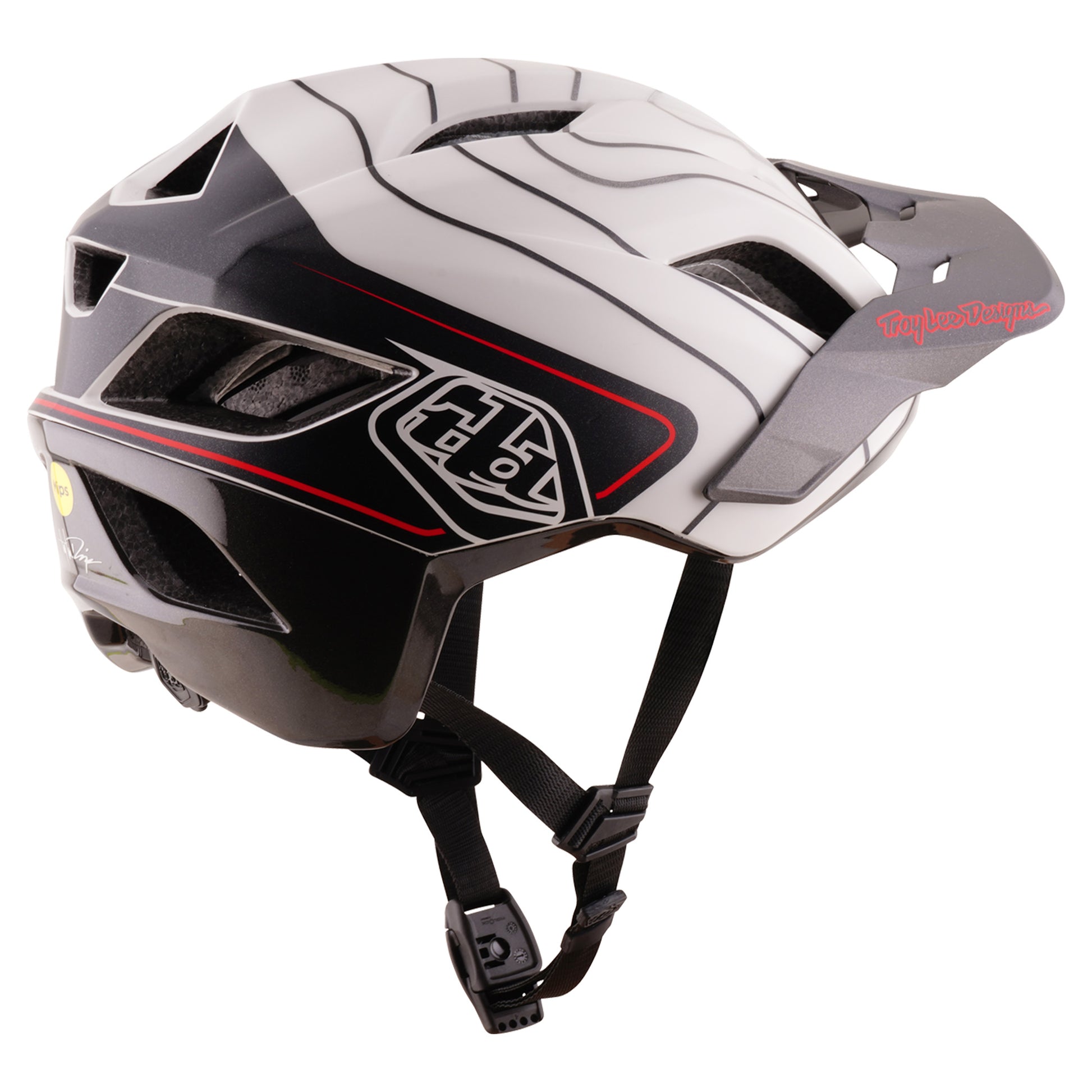 TLD Flowline SE MIPS Helmet - M/L - Dipped Pumice/Charcoal - Image 6
