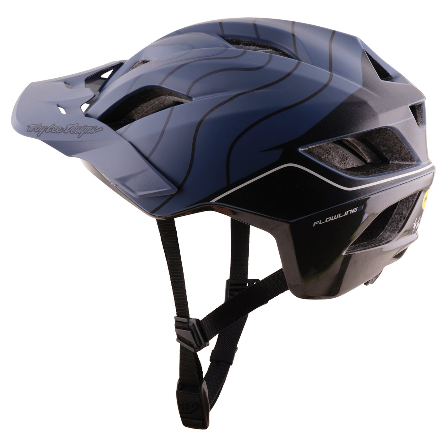 TLD Flowline SE MIPS Helmet - M/L - Dipped Slate/Charcoal - Image 4