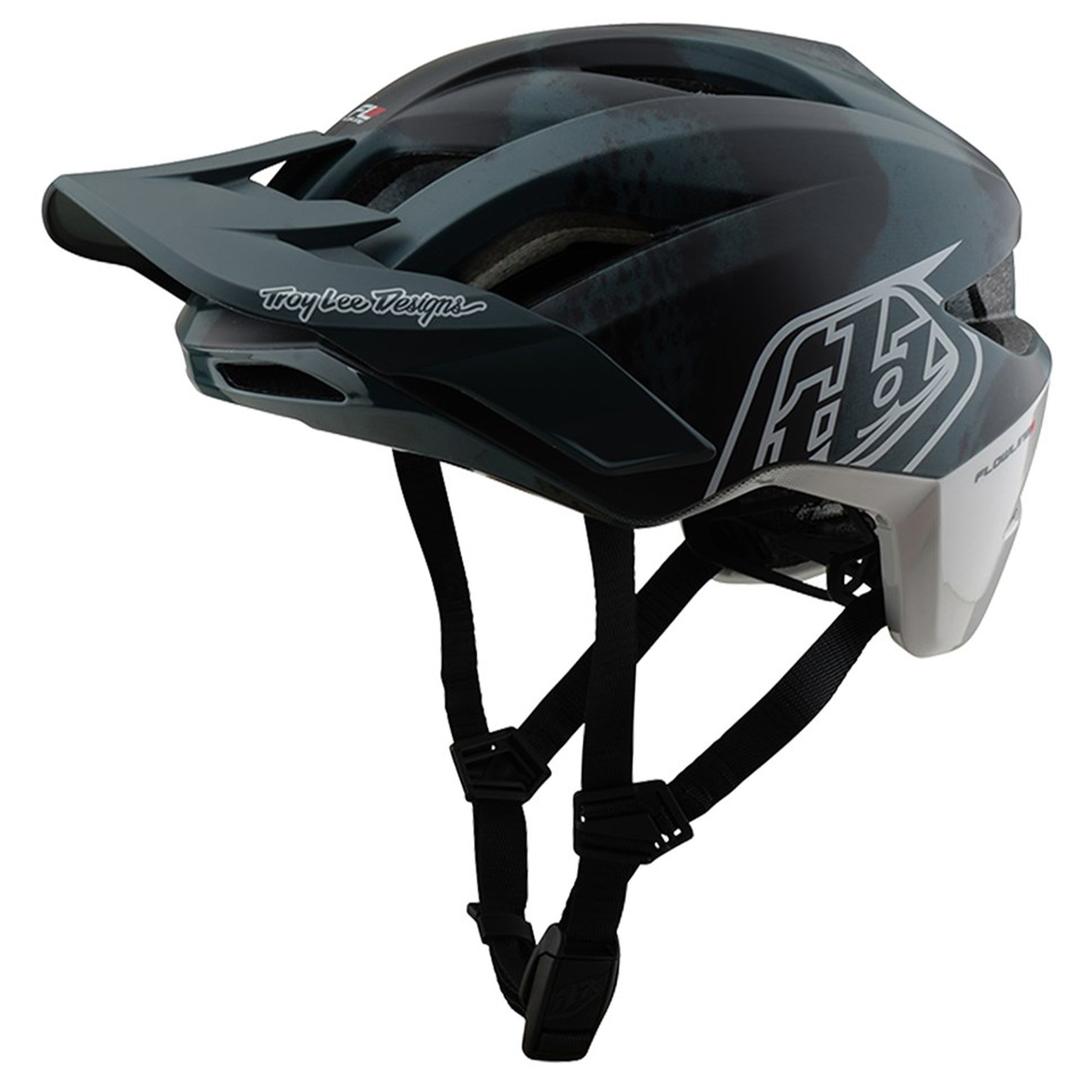 TLD Flowline SE MIPS Helmet - XL/2XL - Badge Camo Grey - Image 3