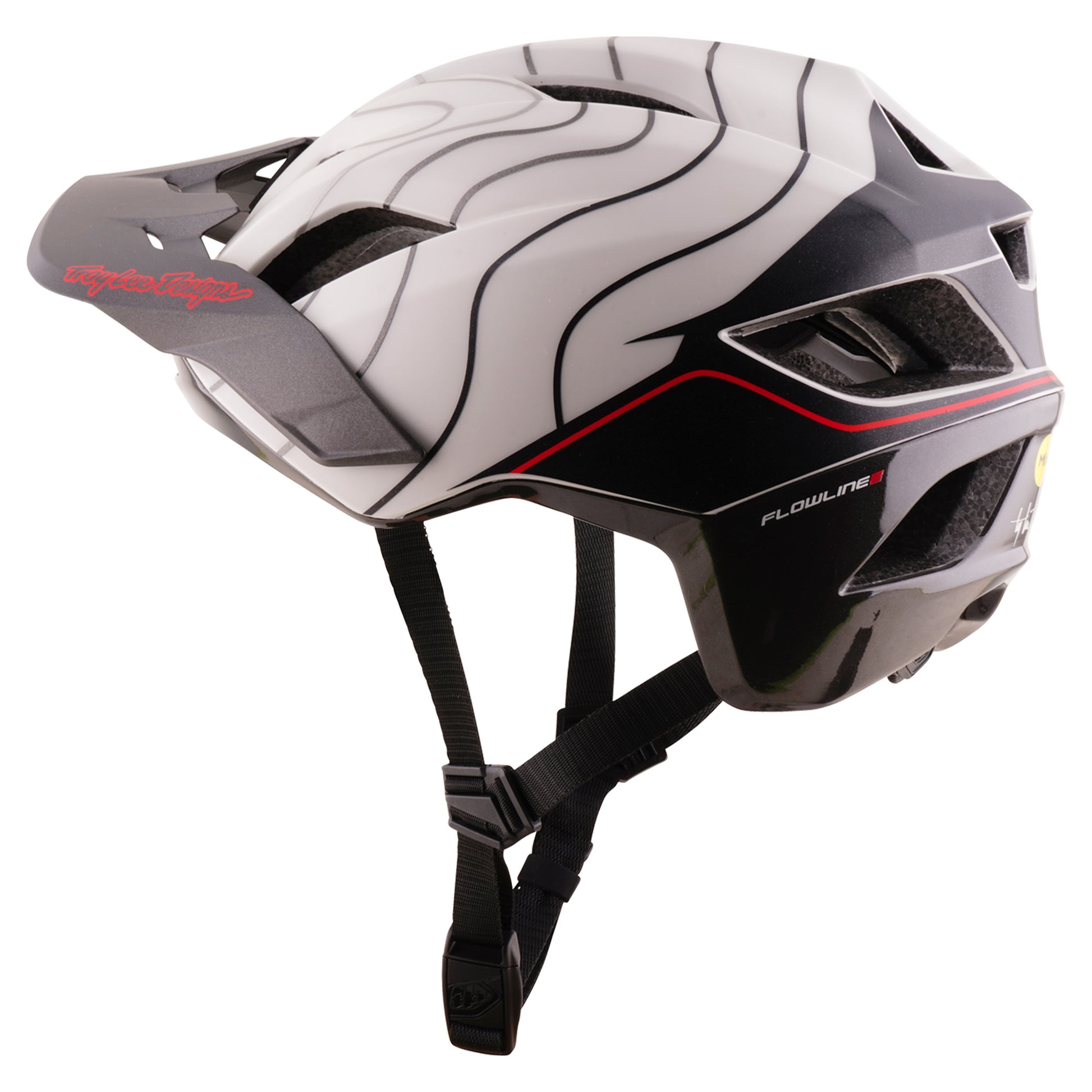 TLD Flowline SE MIPS Helmet - XS/S - Dipped Pumice/Charcoal - Image 4