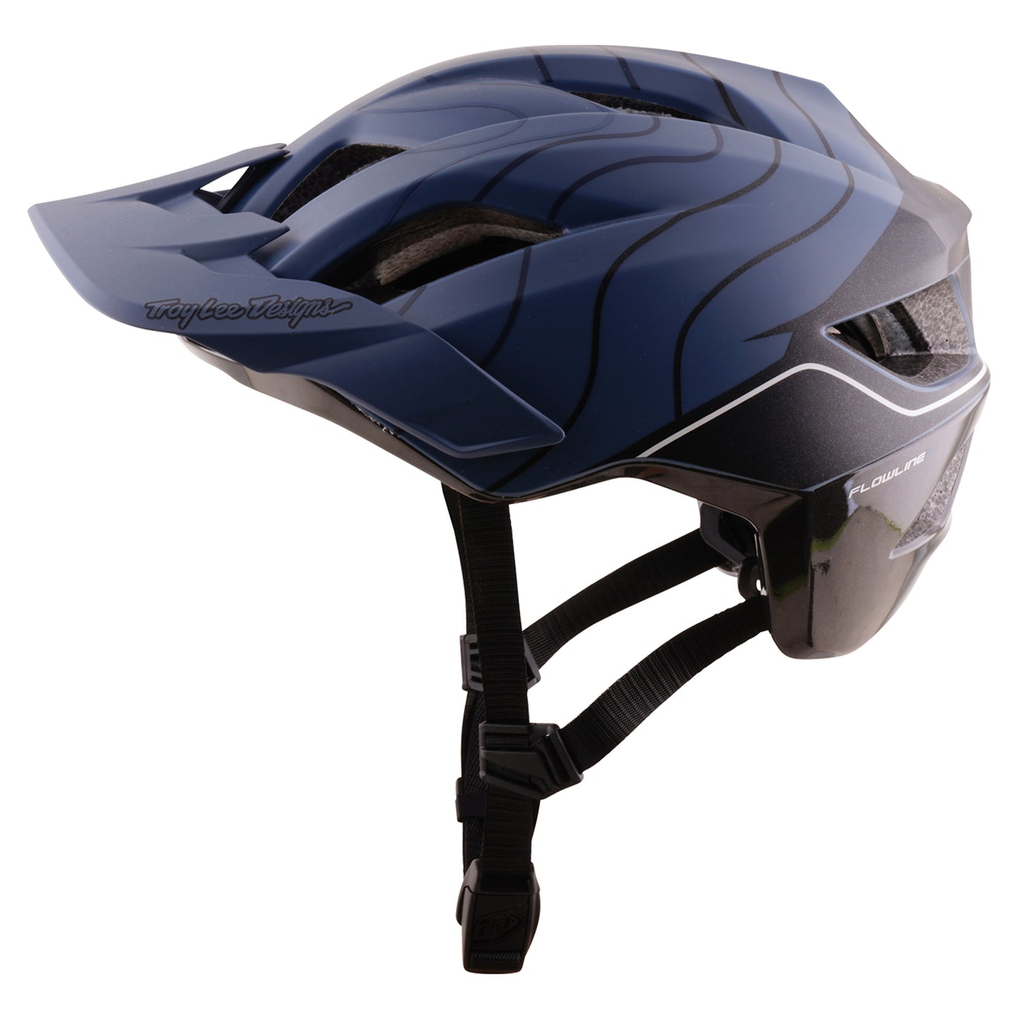 TLD Flowline SE MIPS Helmet - XS/S - Dipped Slate/Charcoal - Image 2