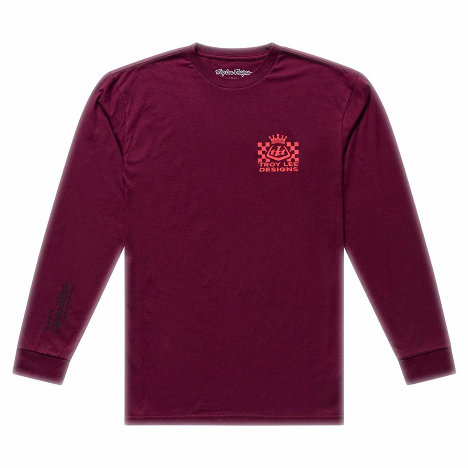 TLD Friday Night Long Sleeve Tee - L - Sangria - Image 1