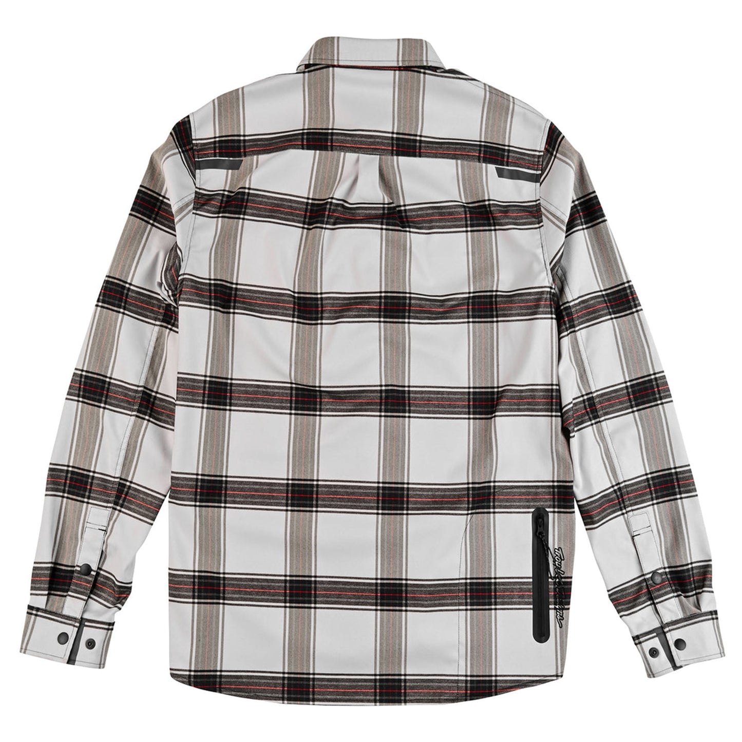 TLD Grind Flannel - L - YD Plaid Carbon - Image 3