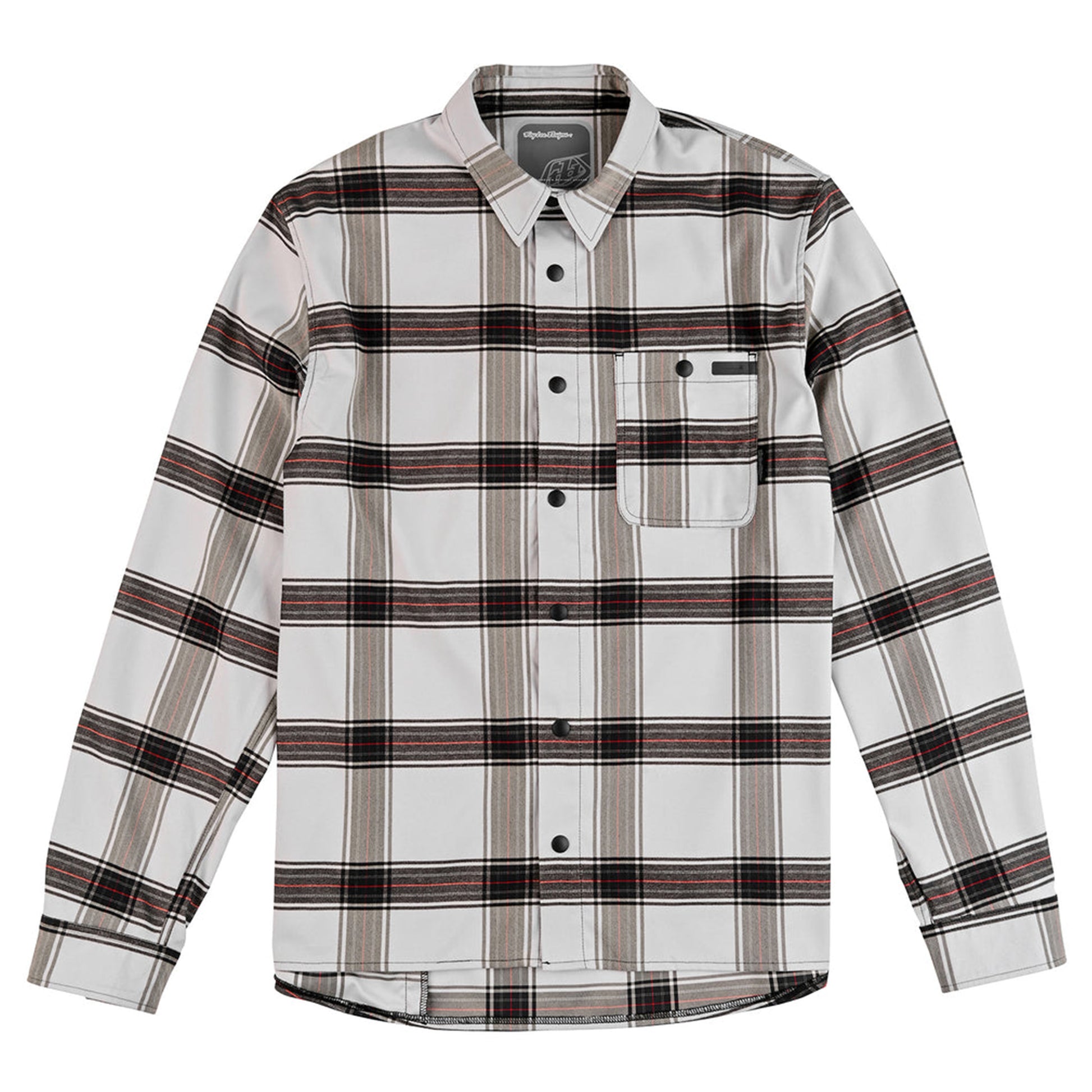 TLD Grind Flannel - S - YD Plaid Carbon - Image 1