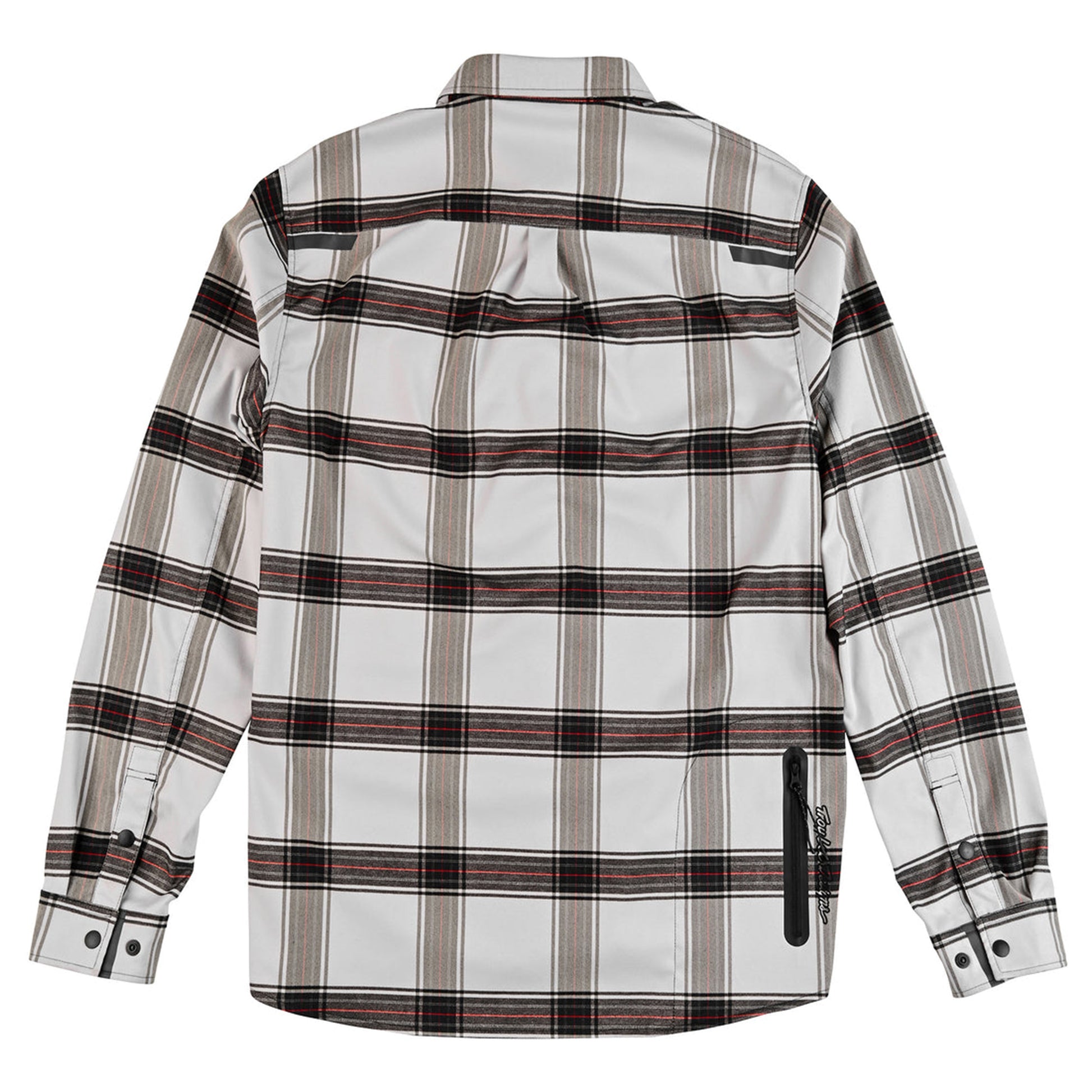TLD Grind Flannel - S - YD Plaid Carbon - Image 3