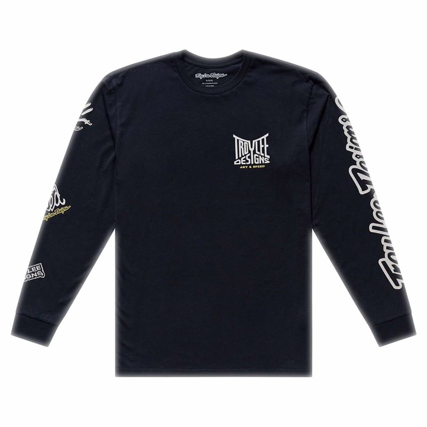 TLD Handlebar Long Sleeve Tee - L - Black - Image 1