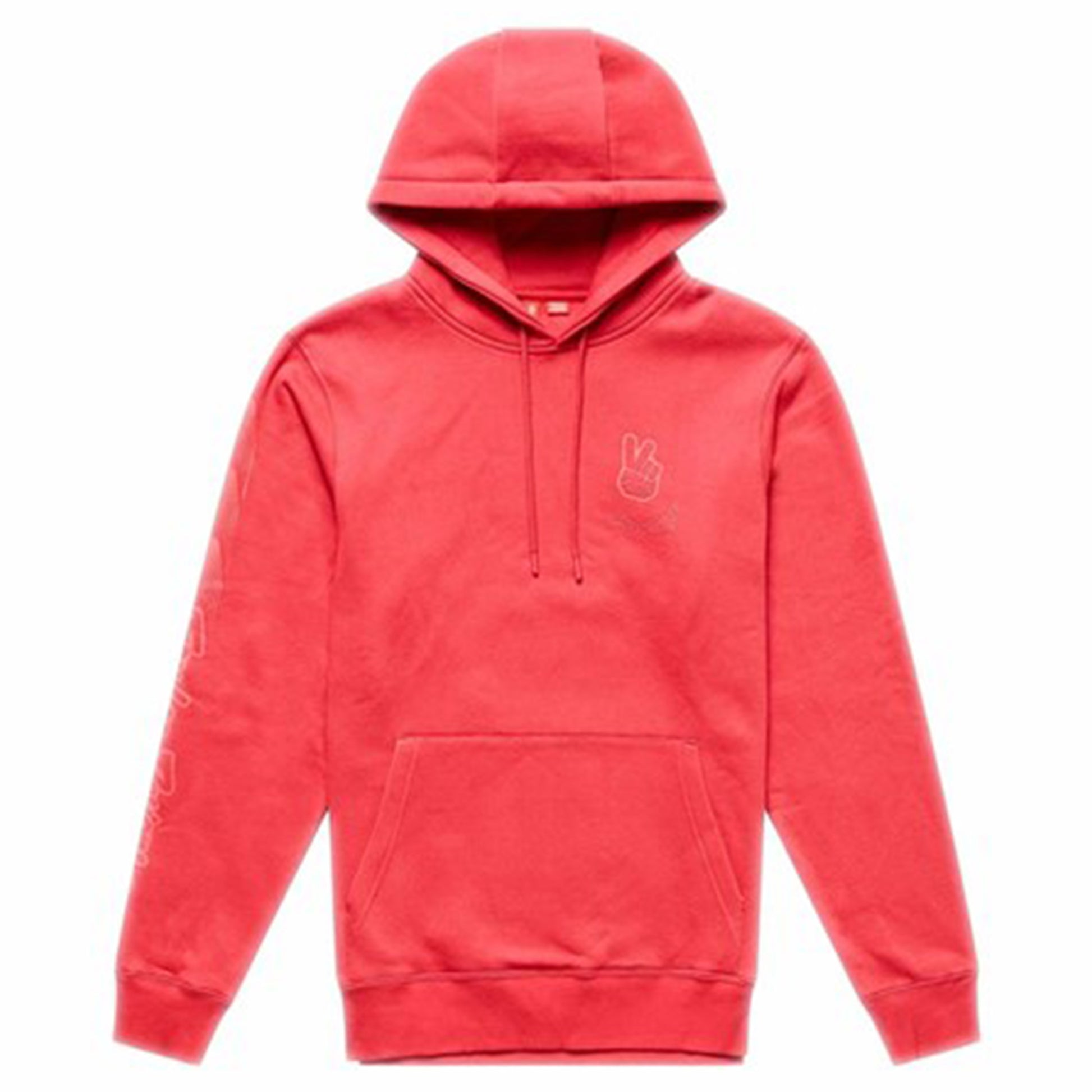TLD Peace Out Pullover Hoodie - S - Scarlet - Image 1