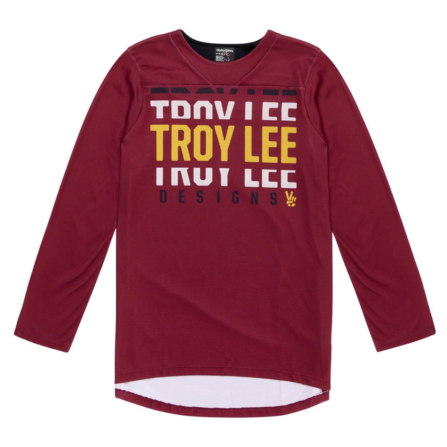 TLD Ruckus 3/4 Sleeve Jersey - M - Spun Oxblood - Image 1