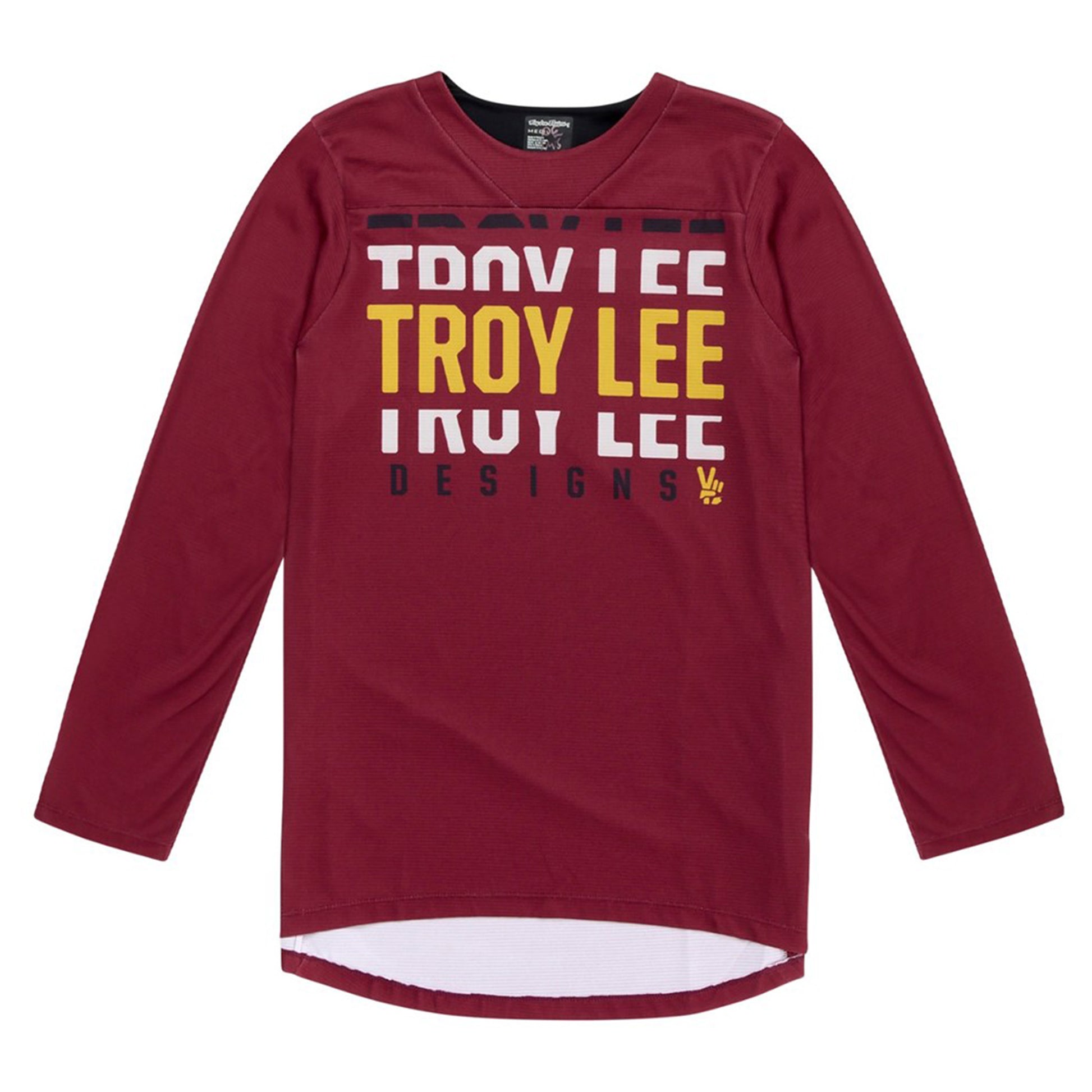 TLD Ruckus 3/4 Sleeve Jersey - M - Spun Oxblood - Image 1