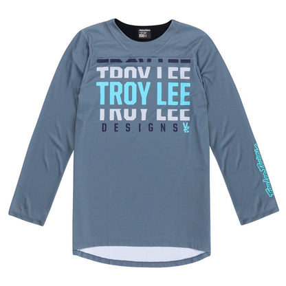 TLD Ruckus 3/4 Sleeve Jersey - M - Spun Steel Blue - Image 1