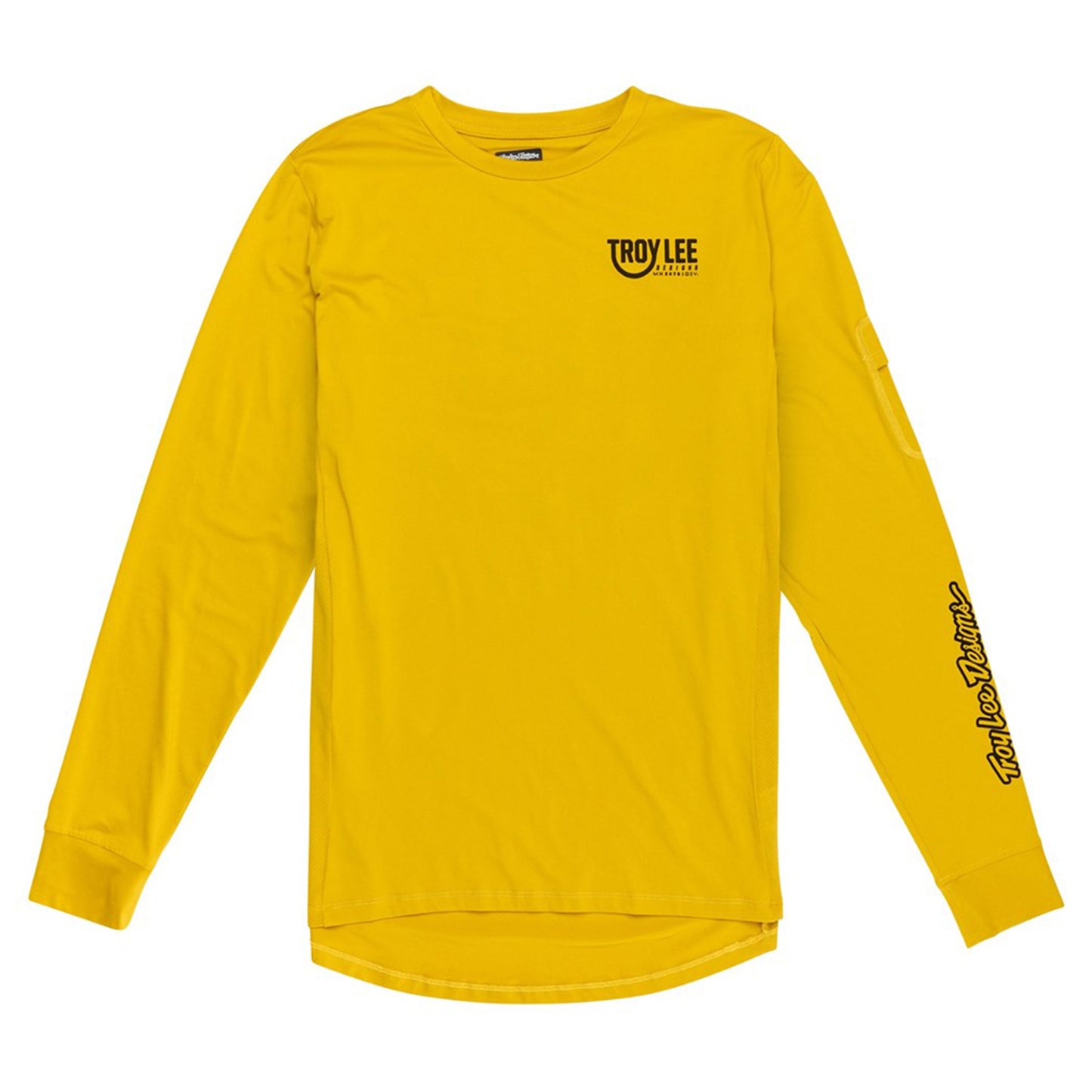 TLD Ruckus Long Sleeve Ride Tee - S - Eyez Safron - Image 1