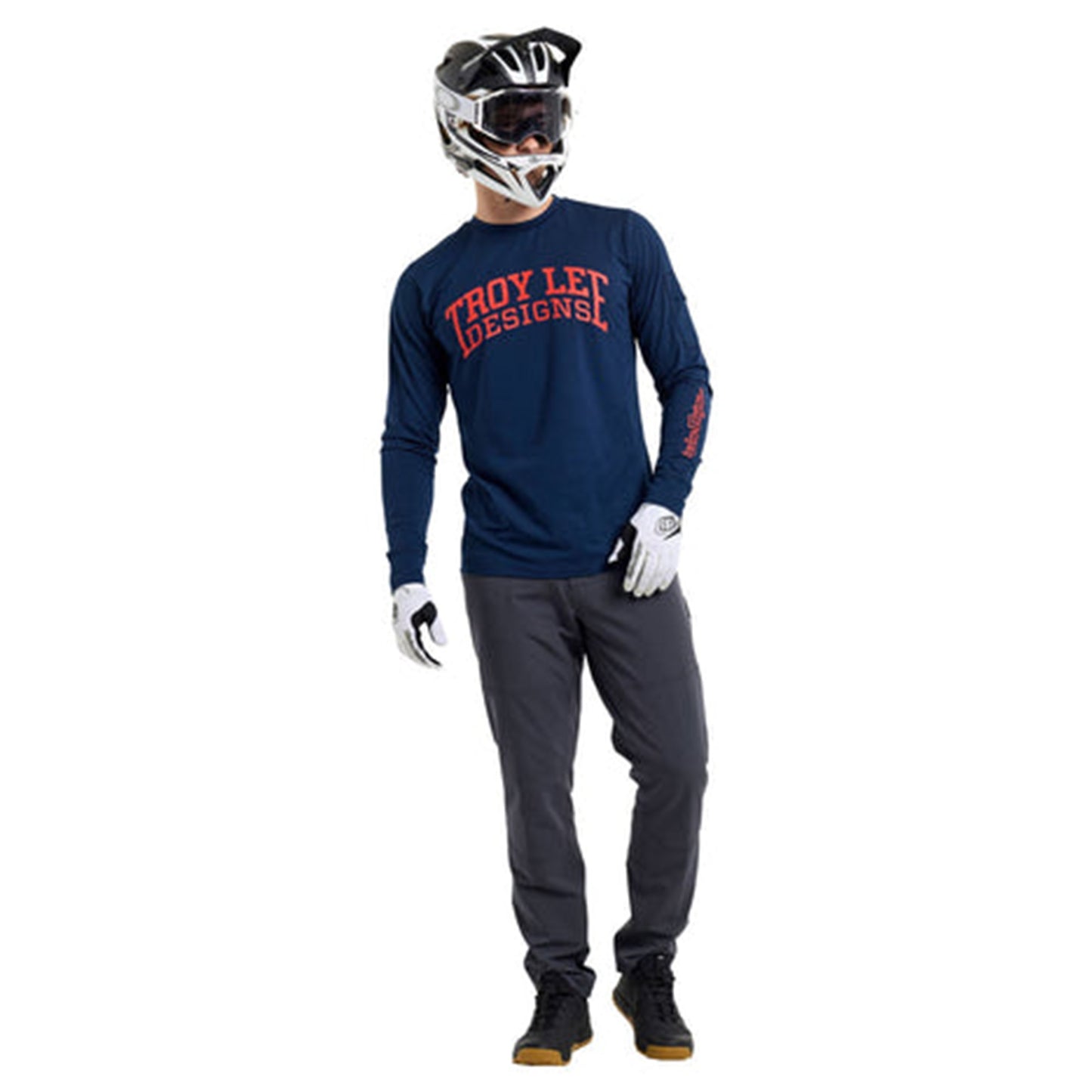 TLD Ruckus Long Sleeve Ride Tee - XL - Gravity Club Midnight - Image 2