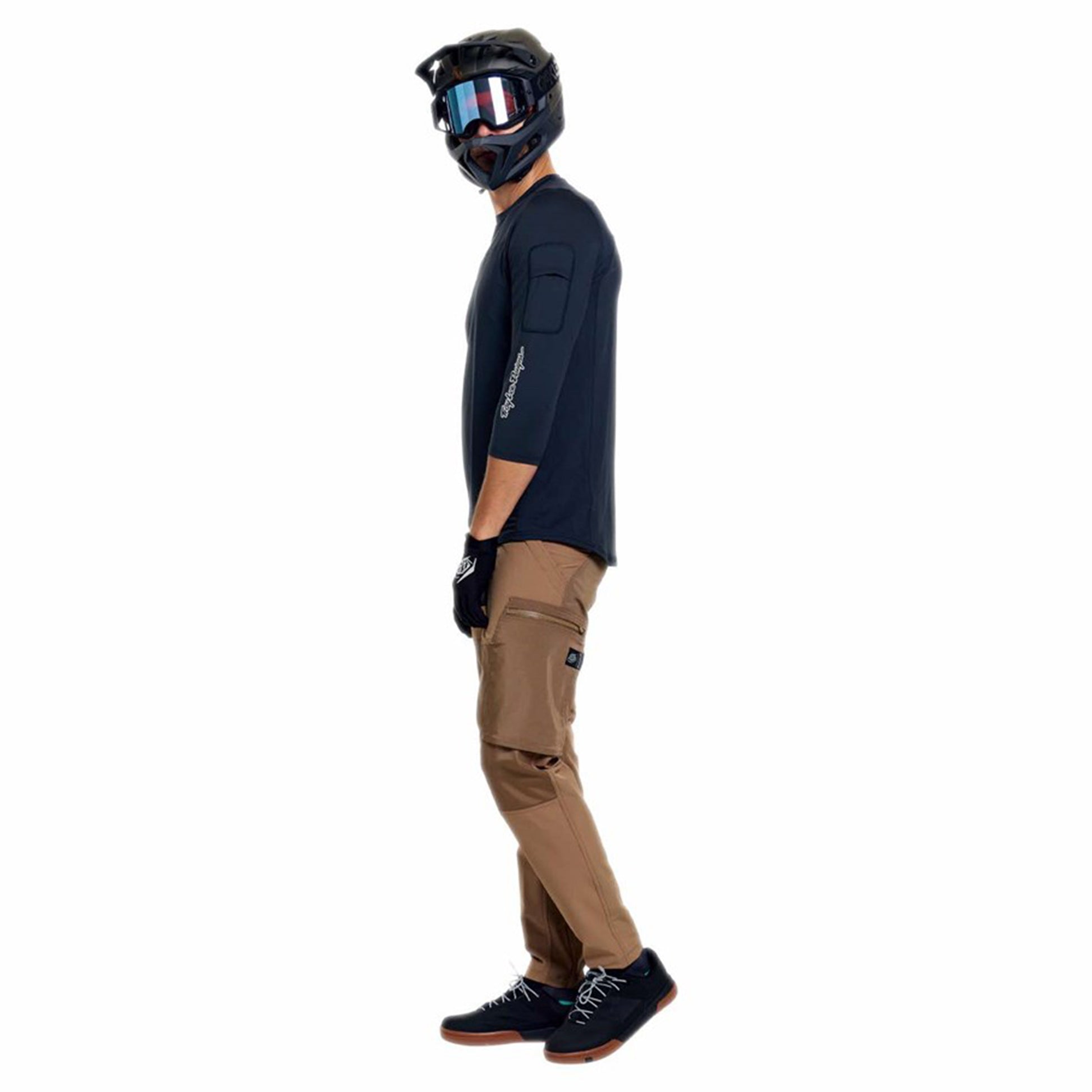 TLD Ruckus Ride 3/4 Tee - M - Carbon - Image 4