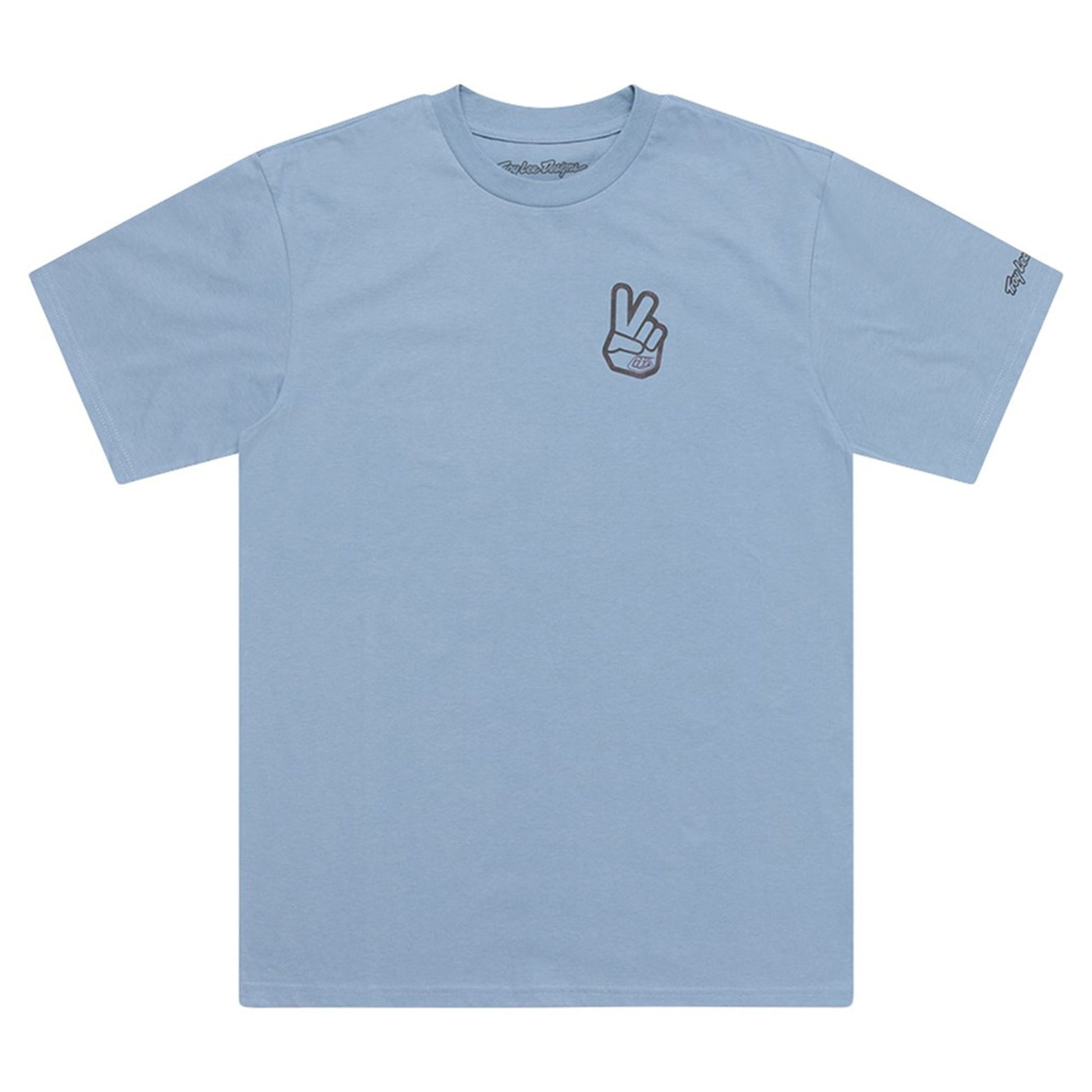 TLD Short Sleeve Tee - L - Peace Out Smoke Blue - Image 1