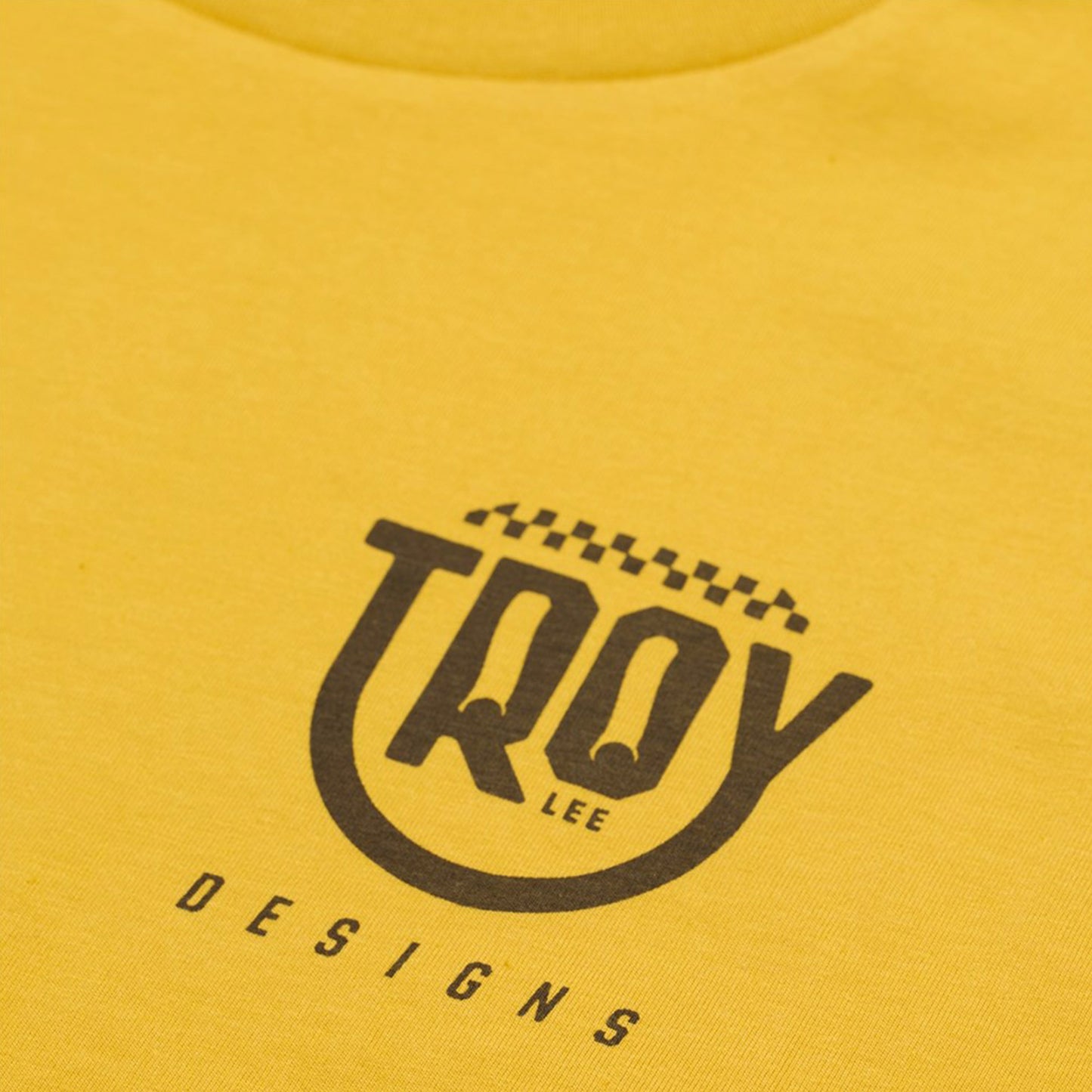 TLD Short Sleeve Tee - L - Smiley Gold - Image 3