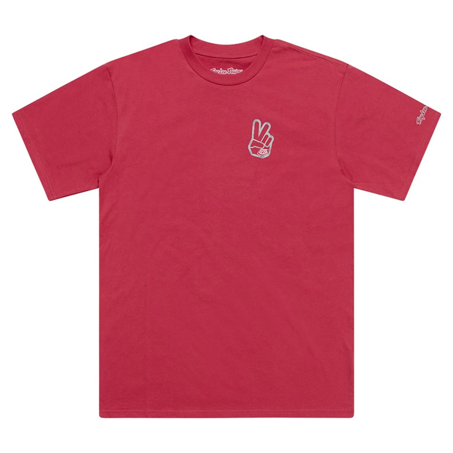 TLD Short Sleeve Tee - 2XL - Peace out Fuchsia