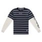 TLD Skyline Fakie Ride Long Sleeve Tee - L - Stripe Carbon - Image 1